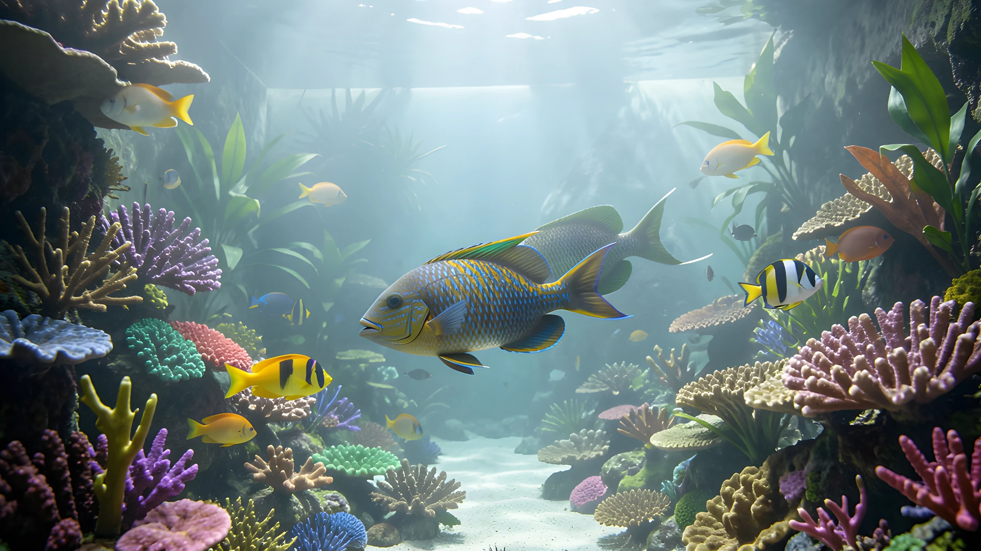 Tropical Reef Scene