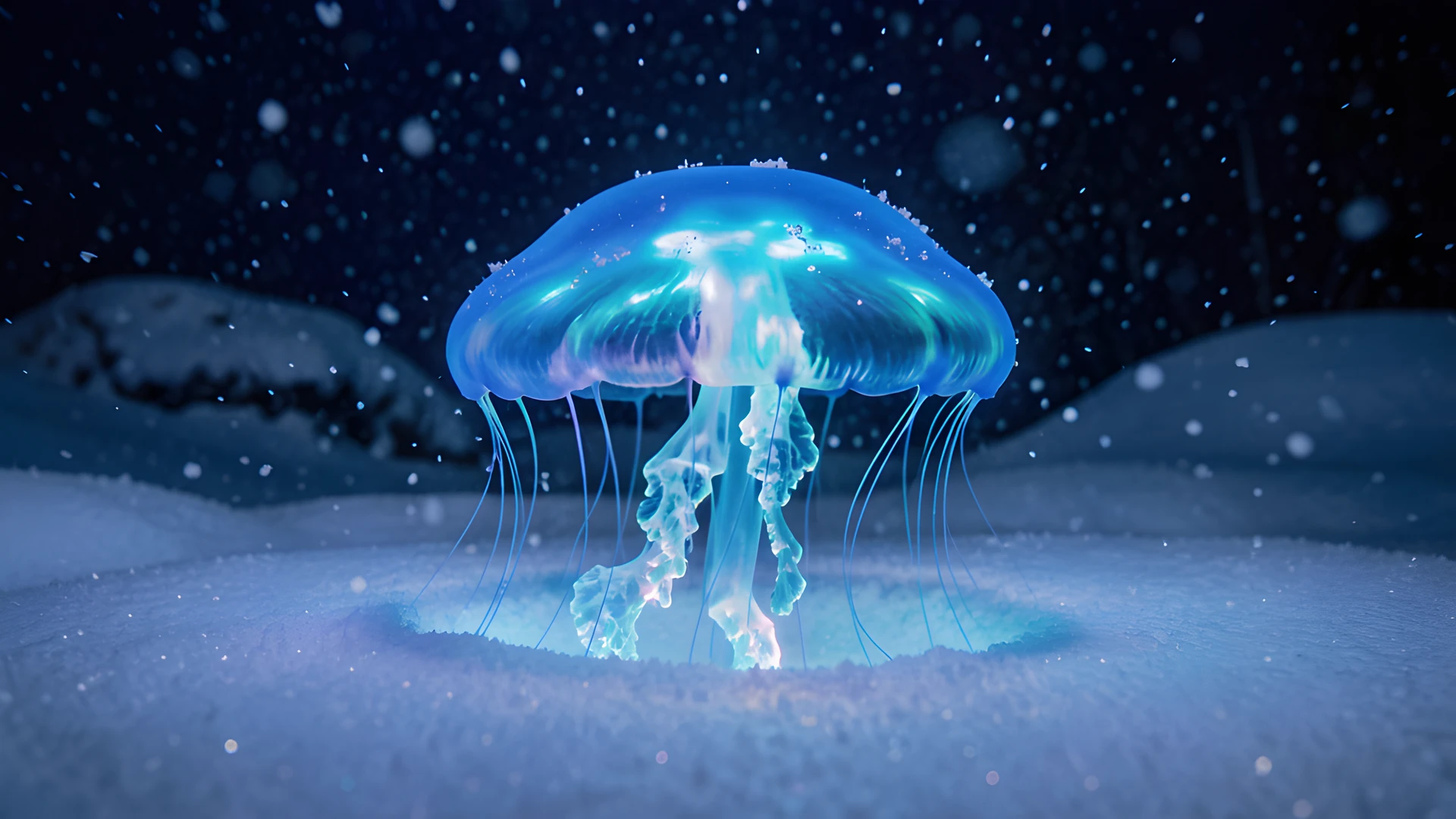 Jellyfish Glow Night