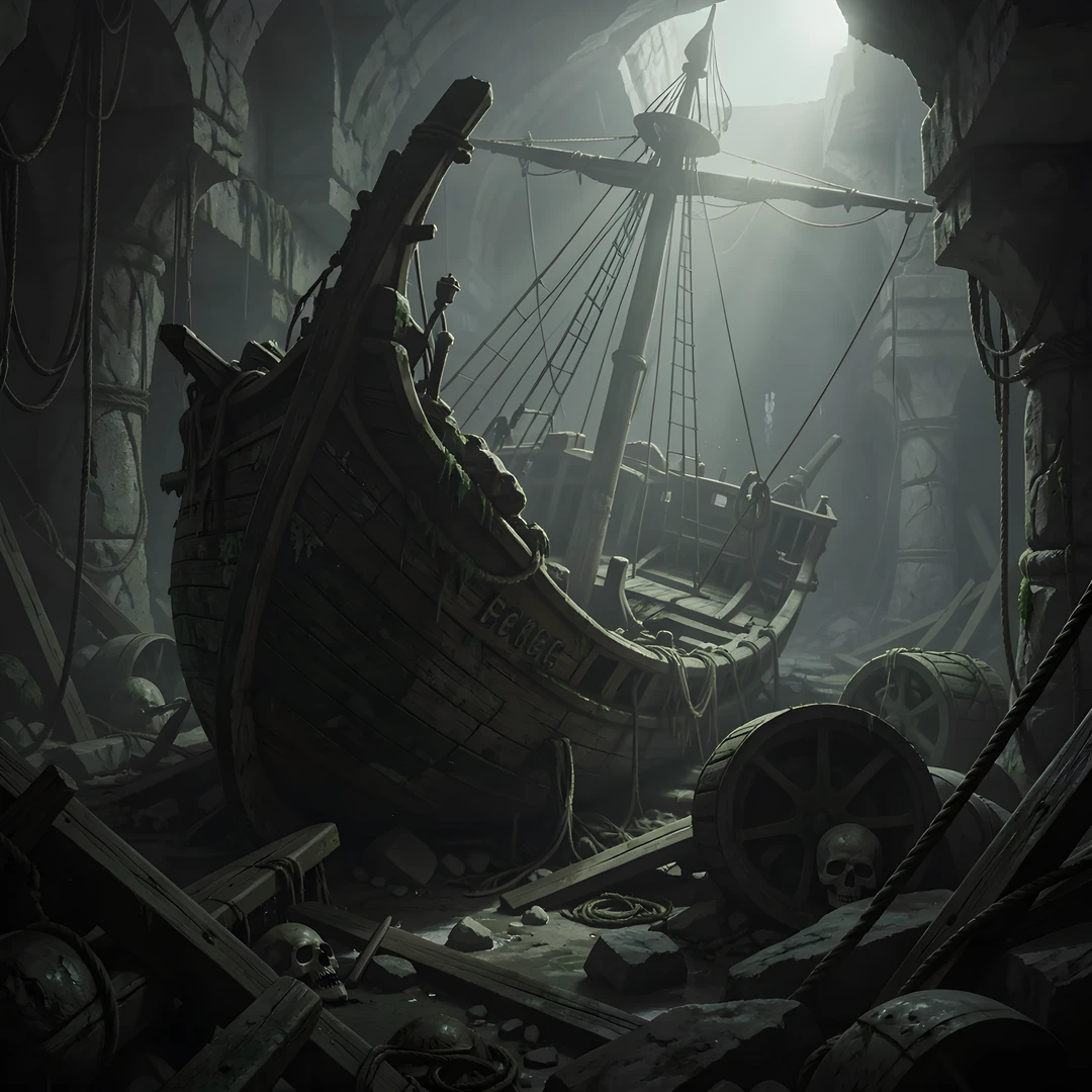 Sunken Shipwreck