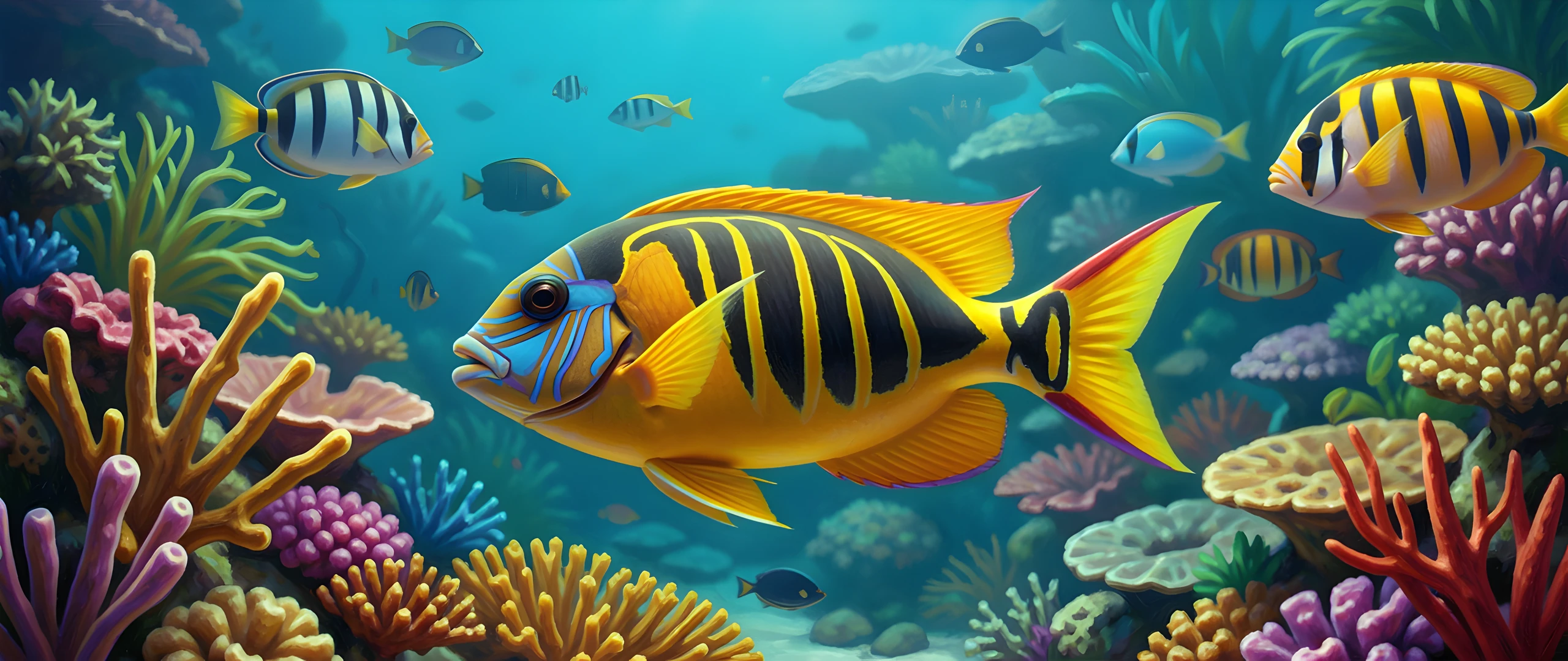 Tropical Fish Scene
