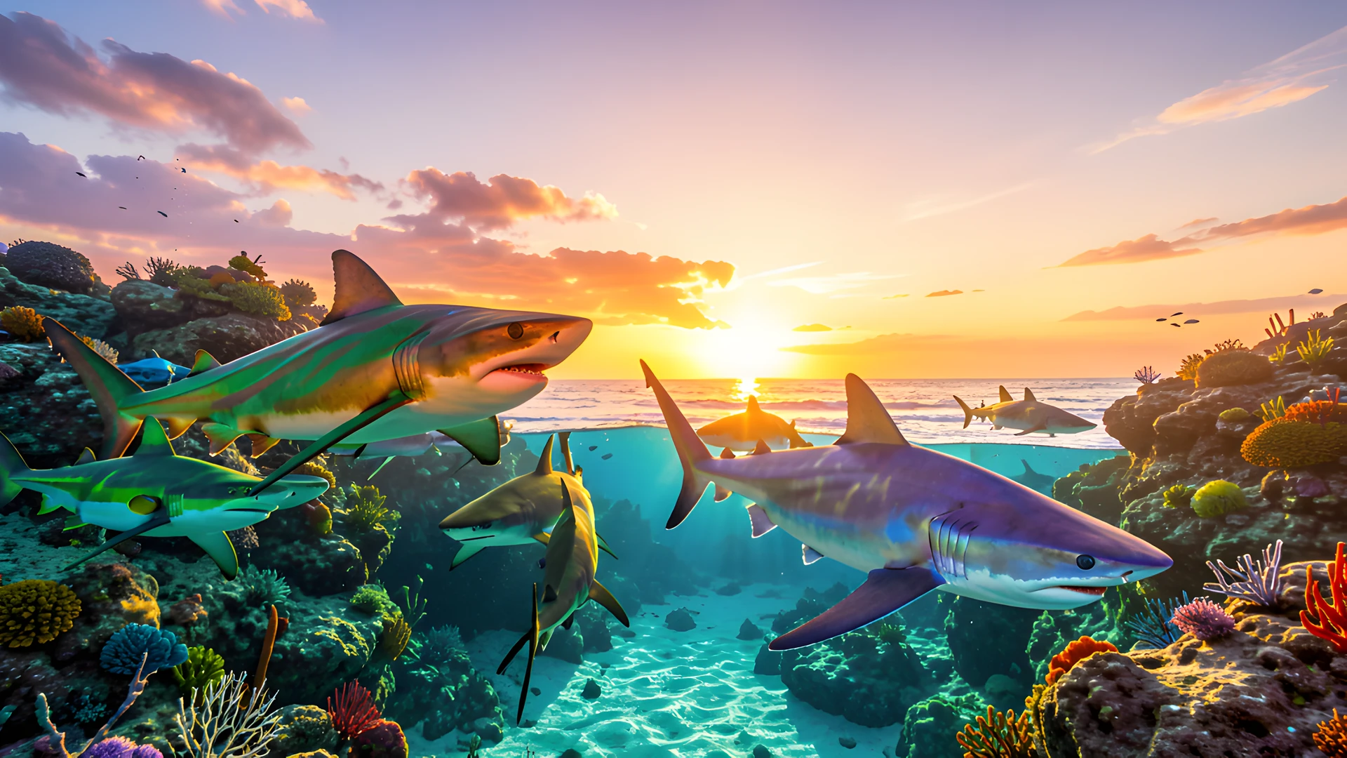 Shark Reef Sunrise
