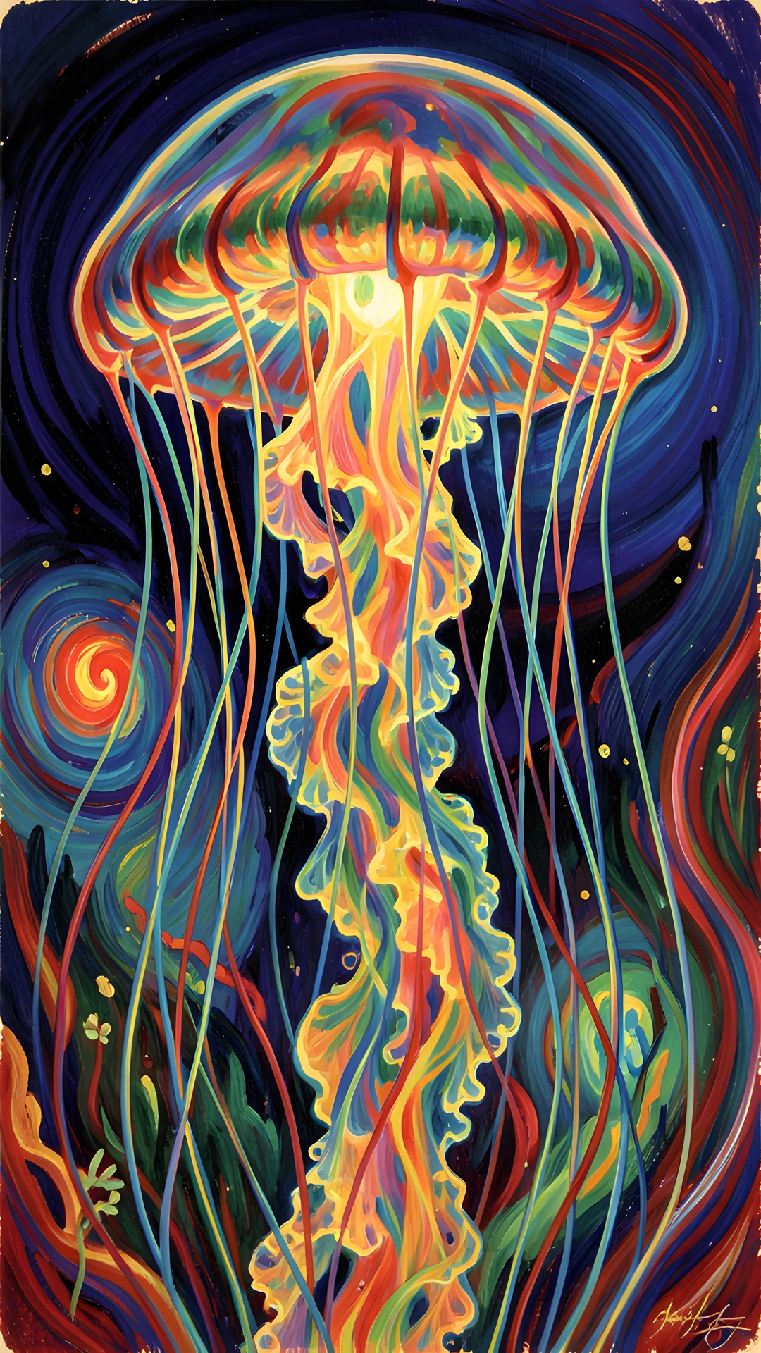 Glowing Jellyfish