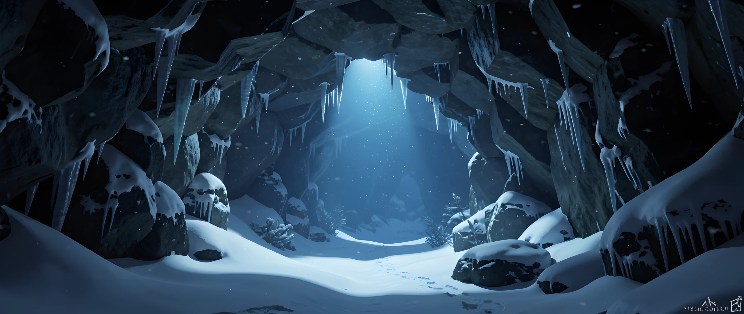Frozen Glacier Depths