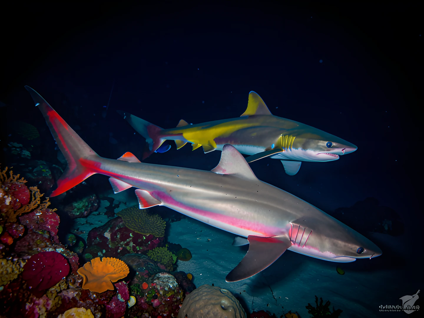 Shark Moonlit Reef