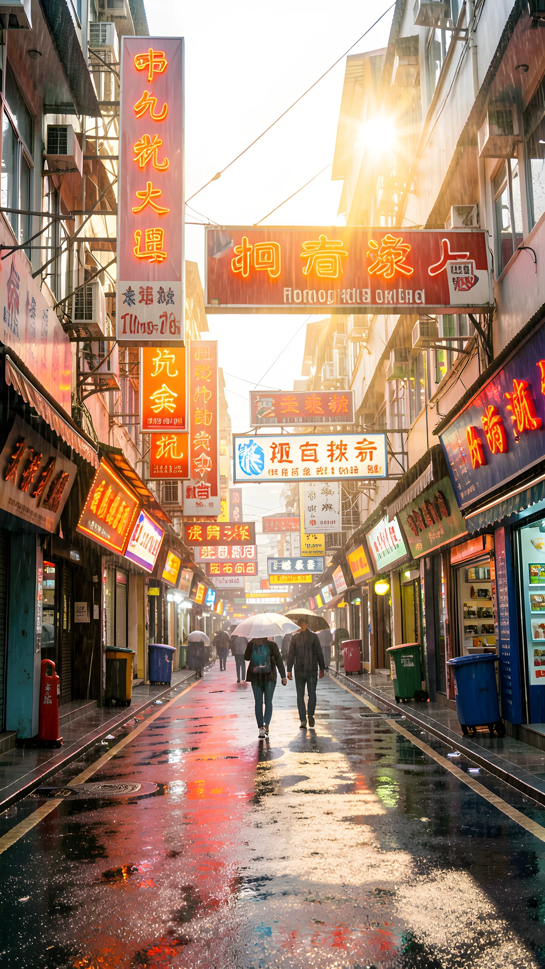 Neon City Streets