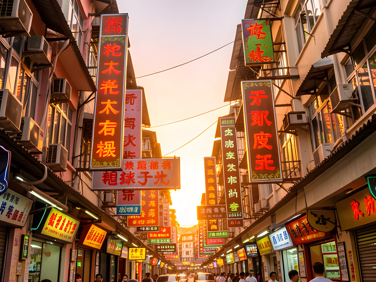 Neon City Streets
