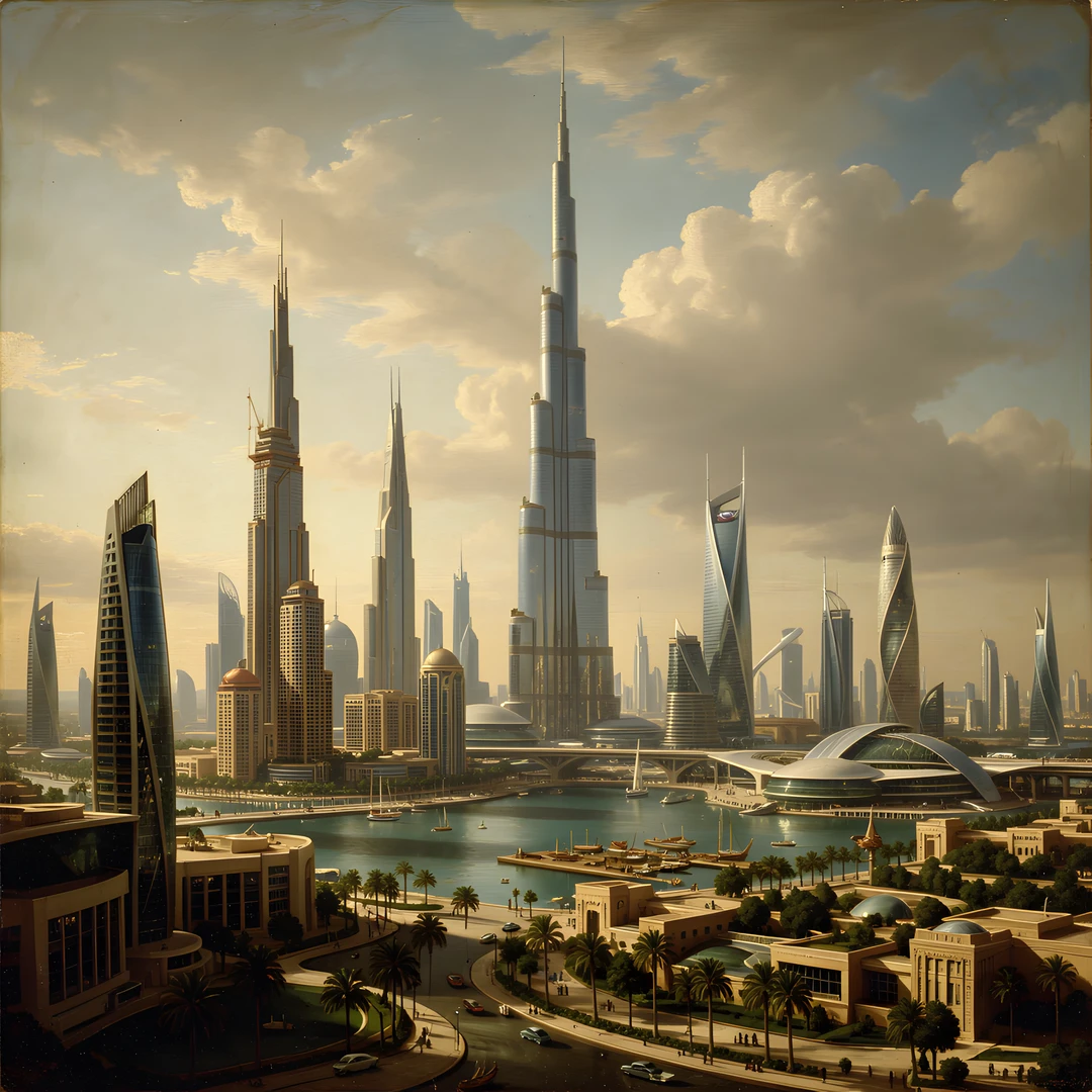 Cityscape Morning Mountain