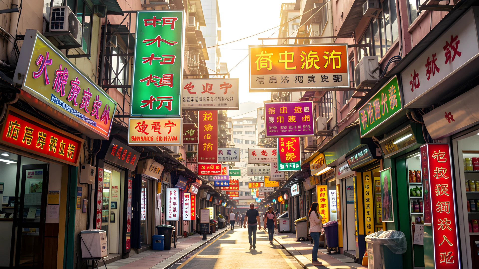 Neon City Streets