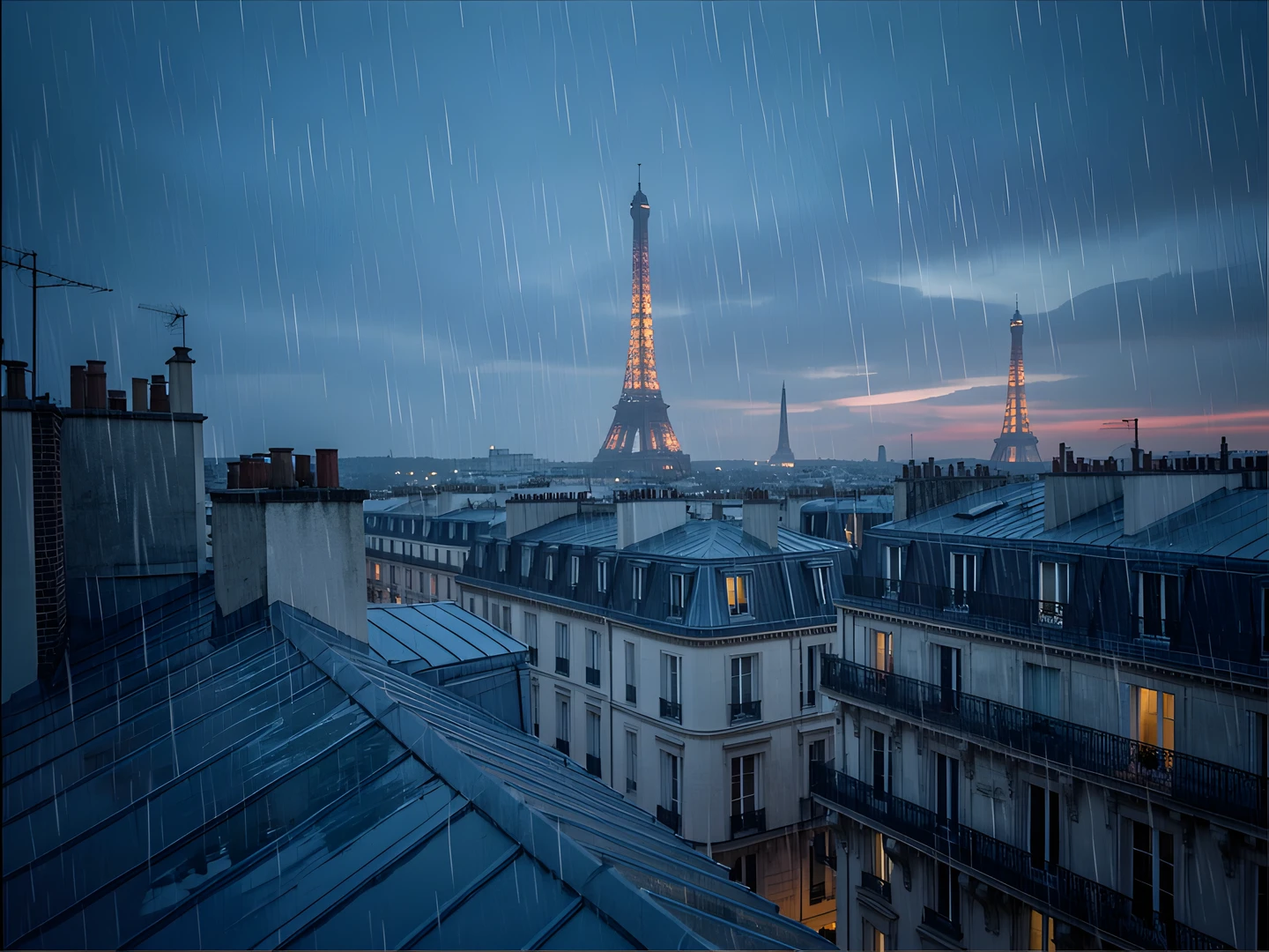 Parisian Blue Hour
