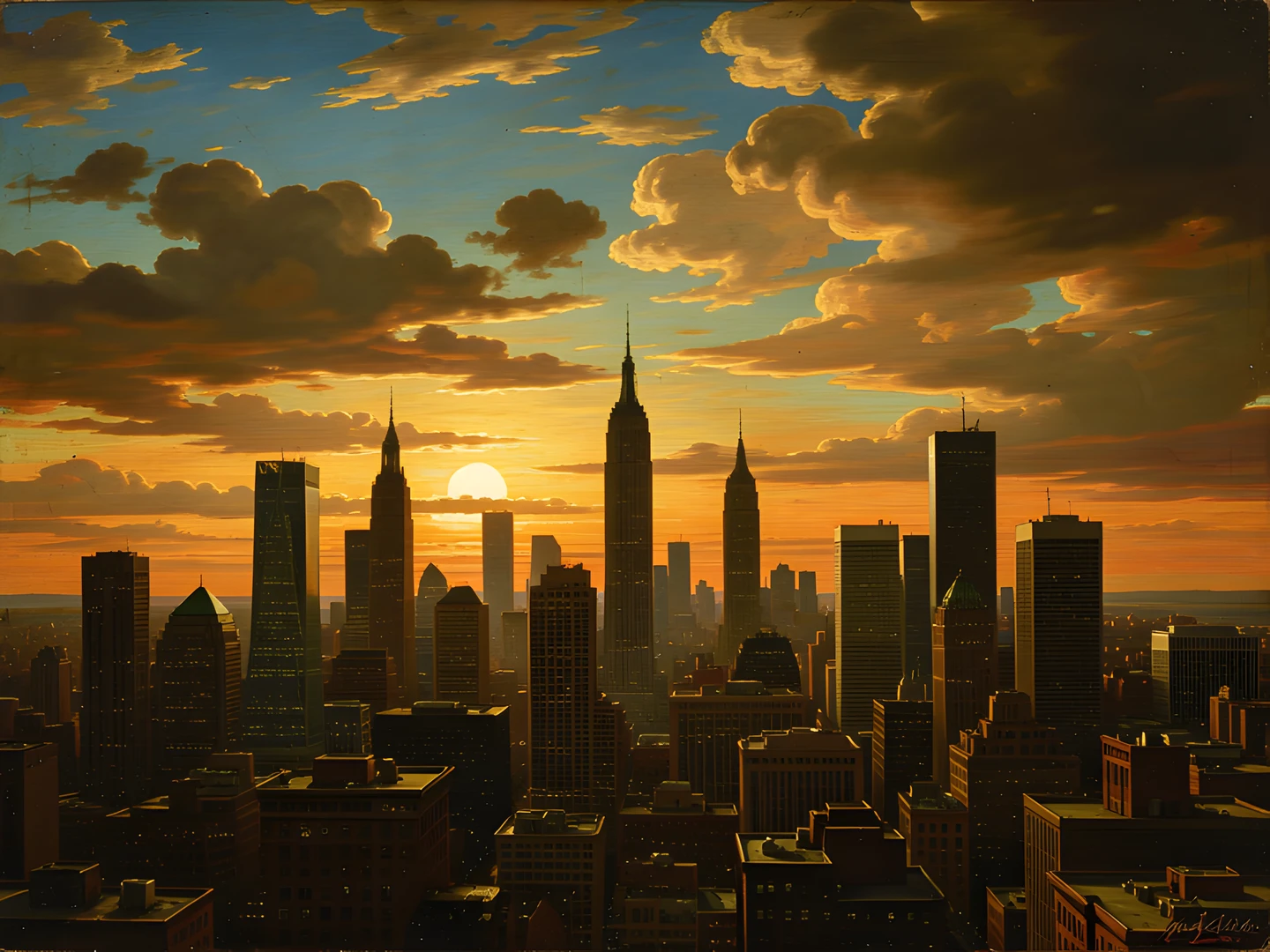 City Skyline Glow