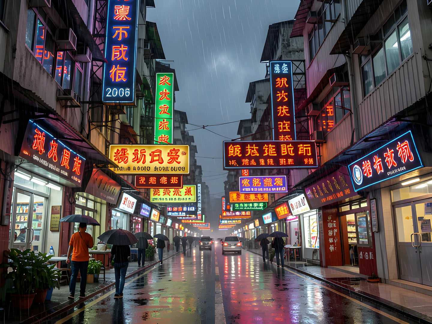 Neon Cityscape