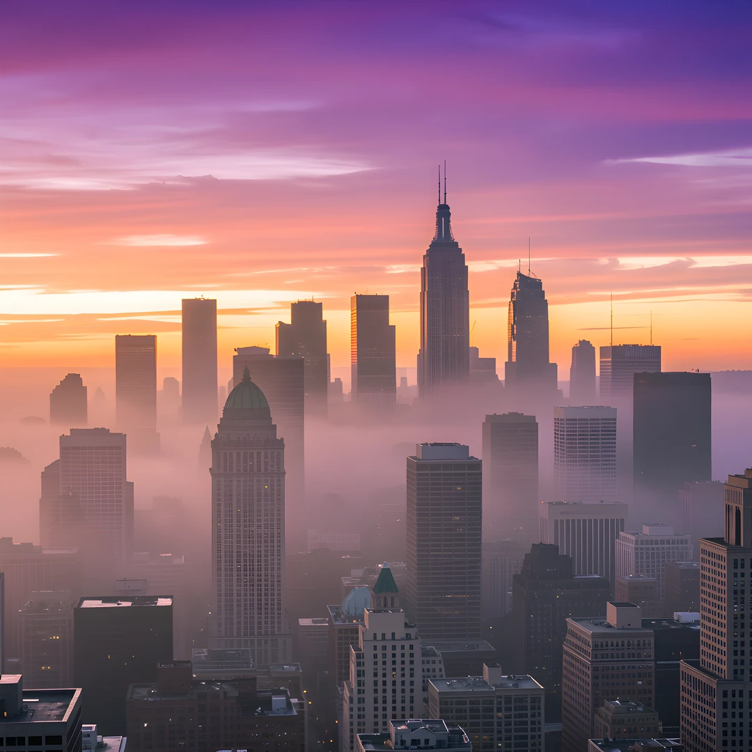 City Skyline Fade