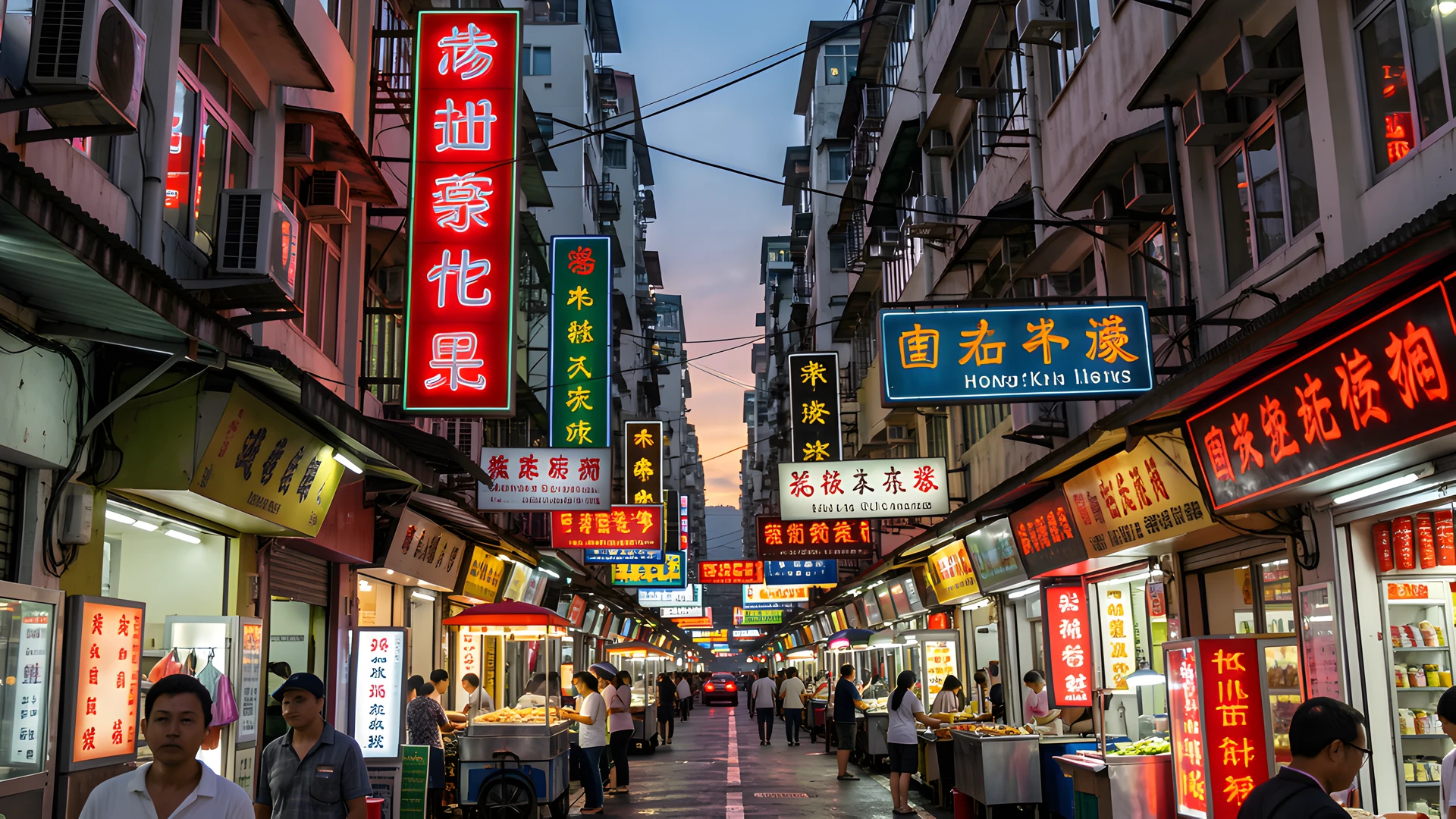 Neon Cityscape