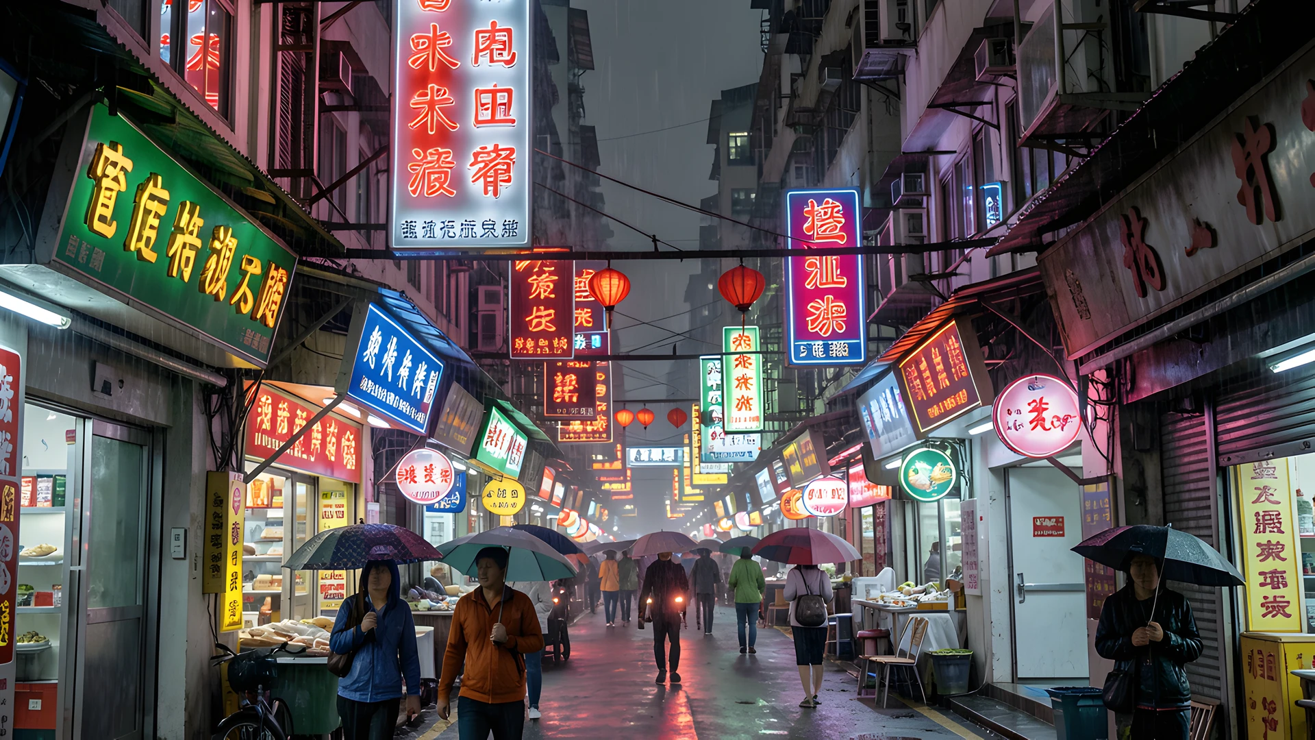 Neon City Streets