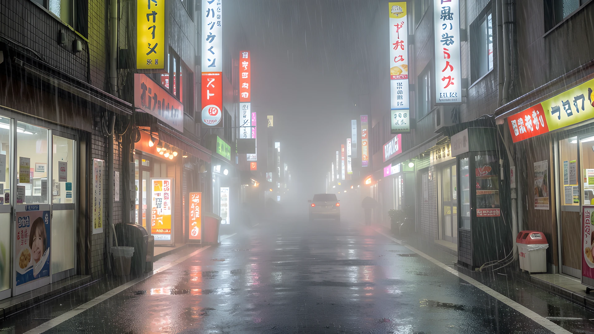 Tokyo Rainy Night