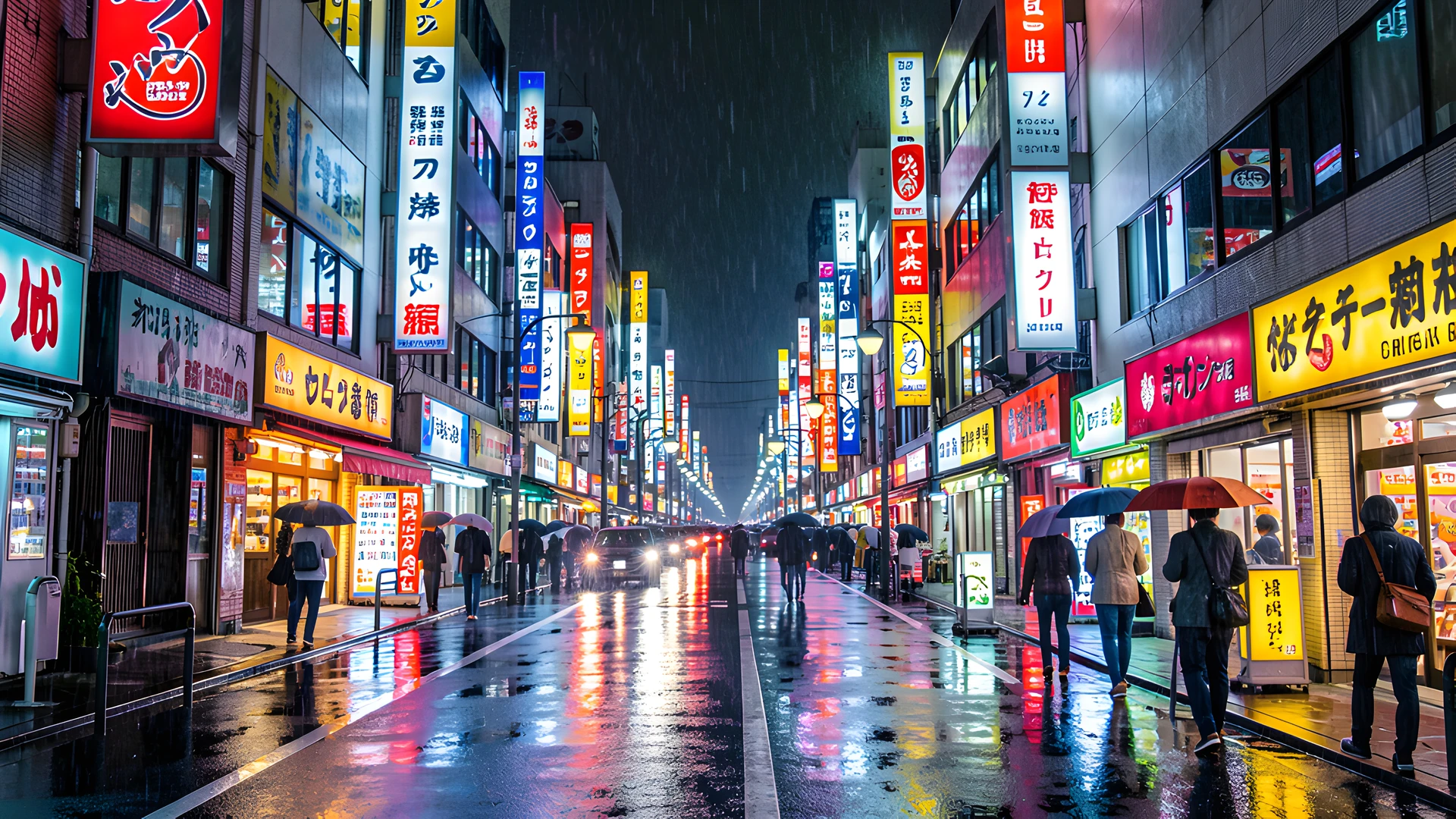 Tokyo City Lights