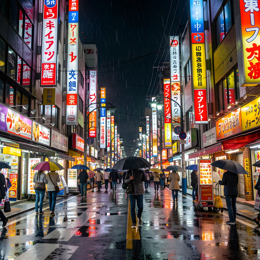 Tokyo City Lights