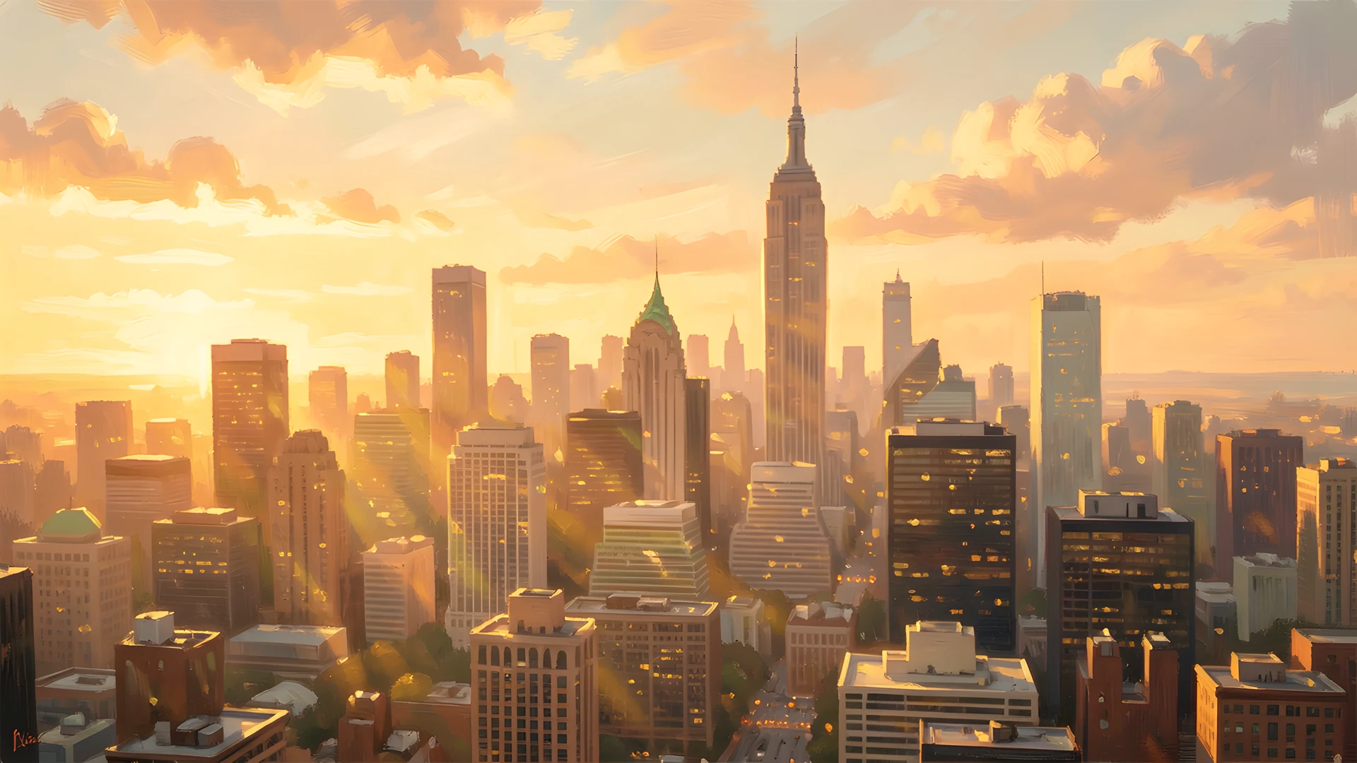 City Sky Glow