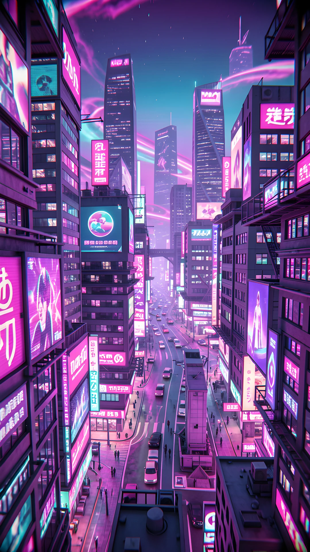 Retro Cityscape