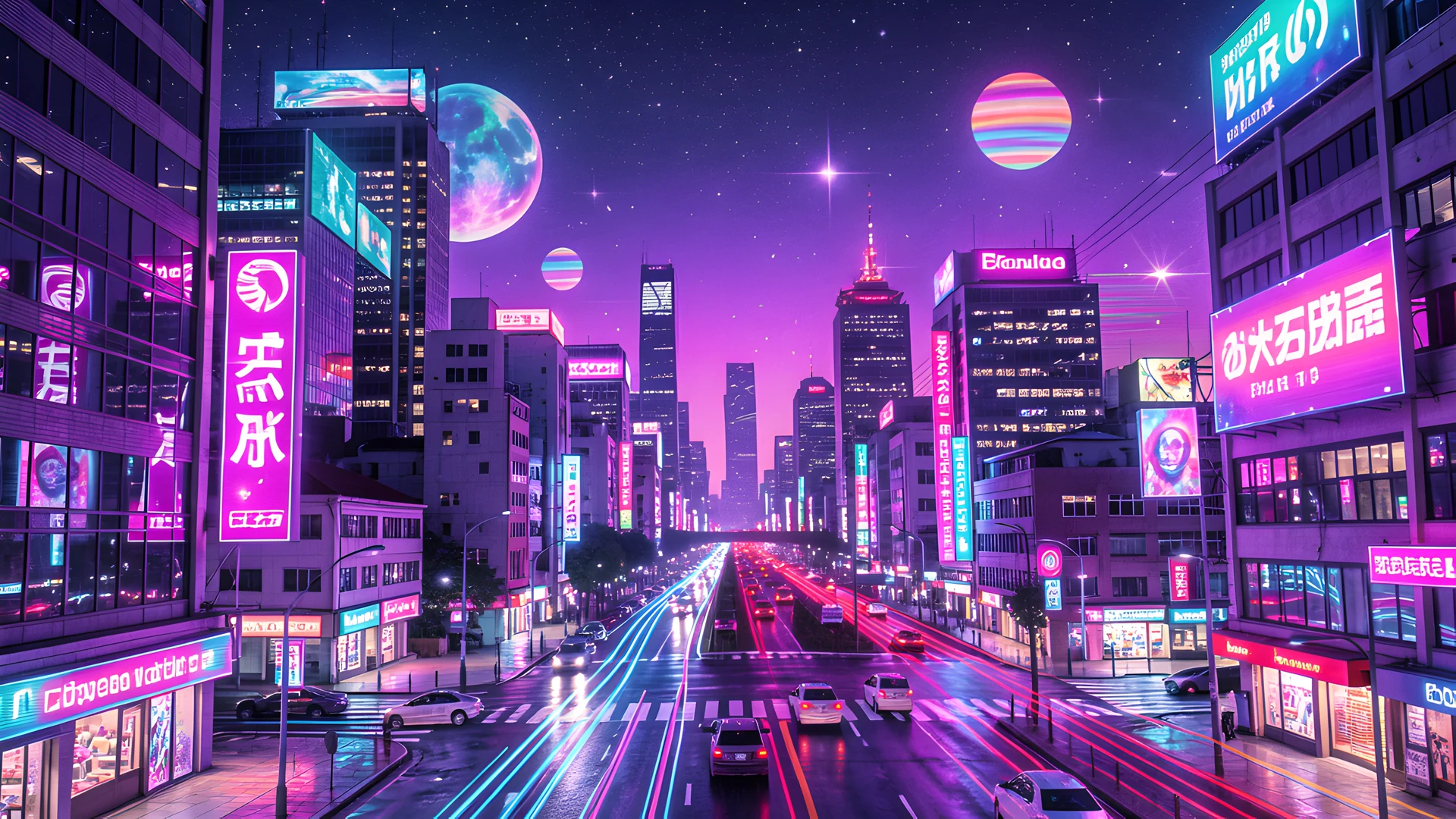 Neon Cityscape