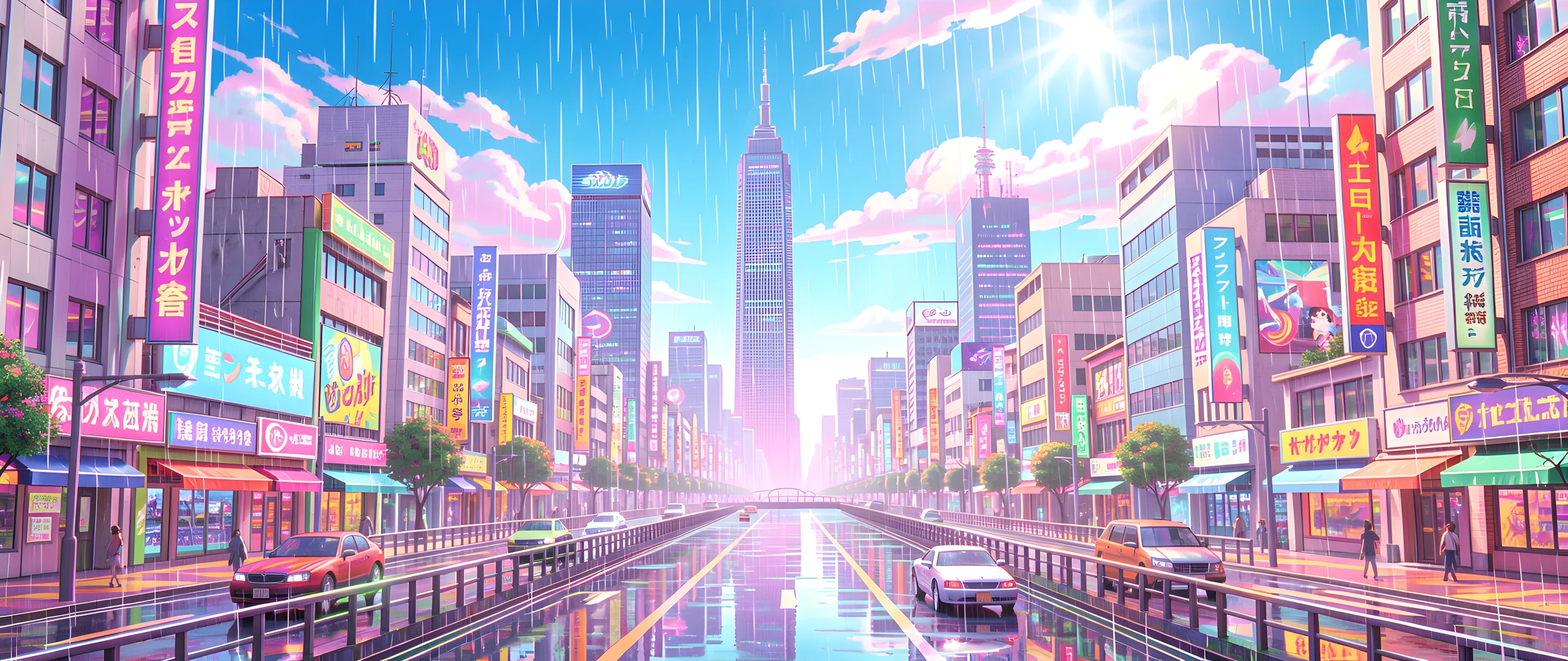 Cloudy Cityscape