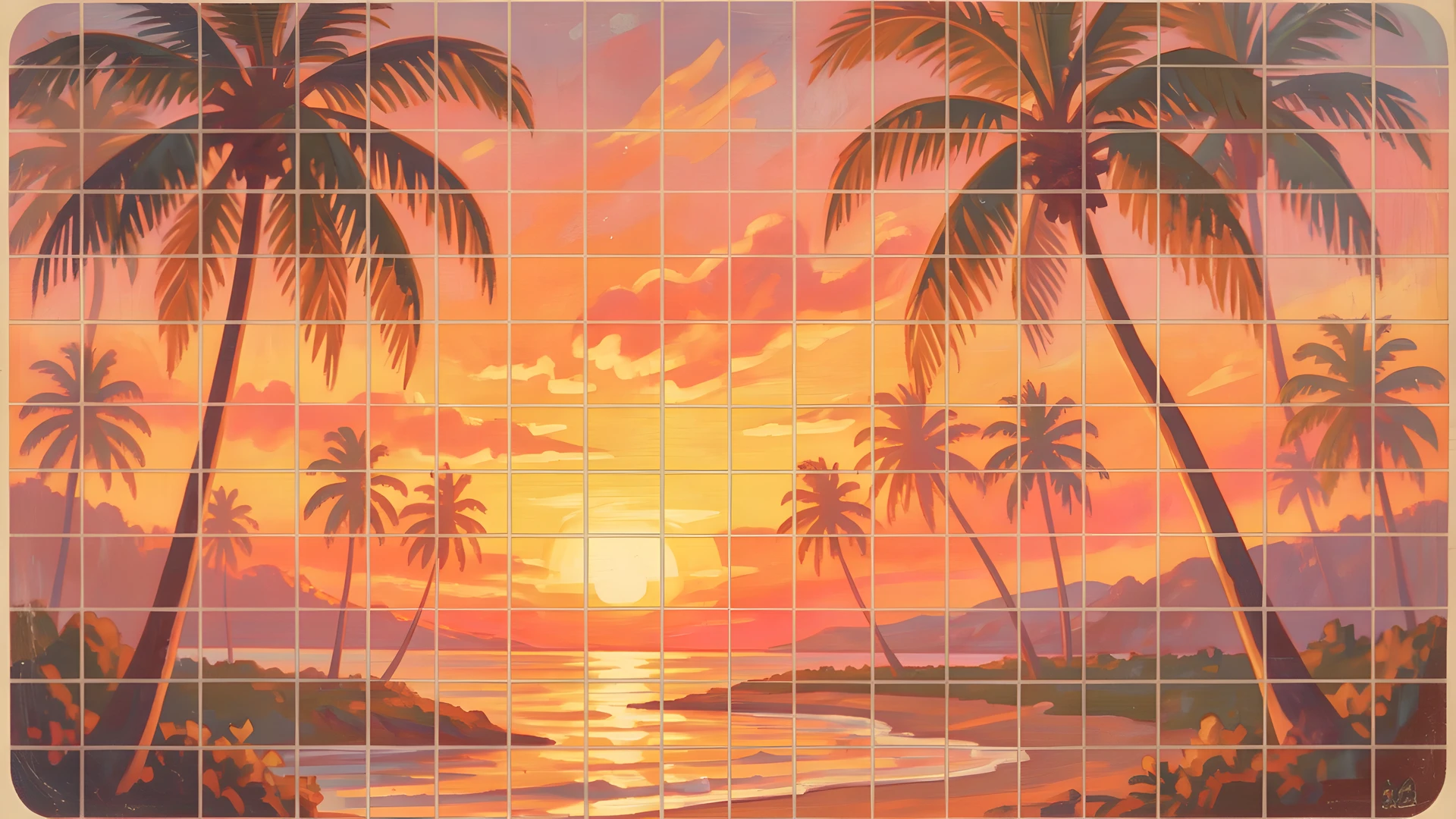 Retro Sunset