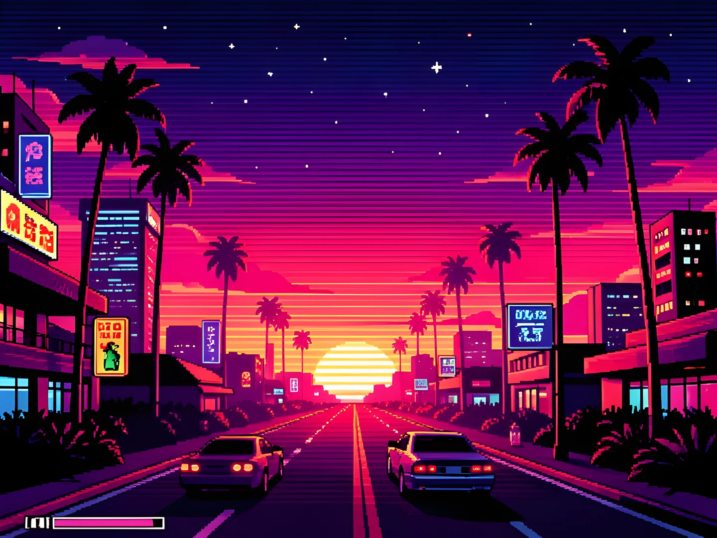 Neon Cityscape