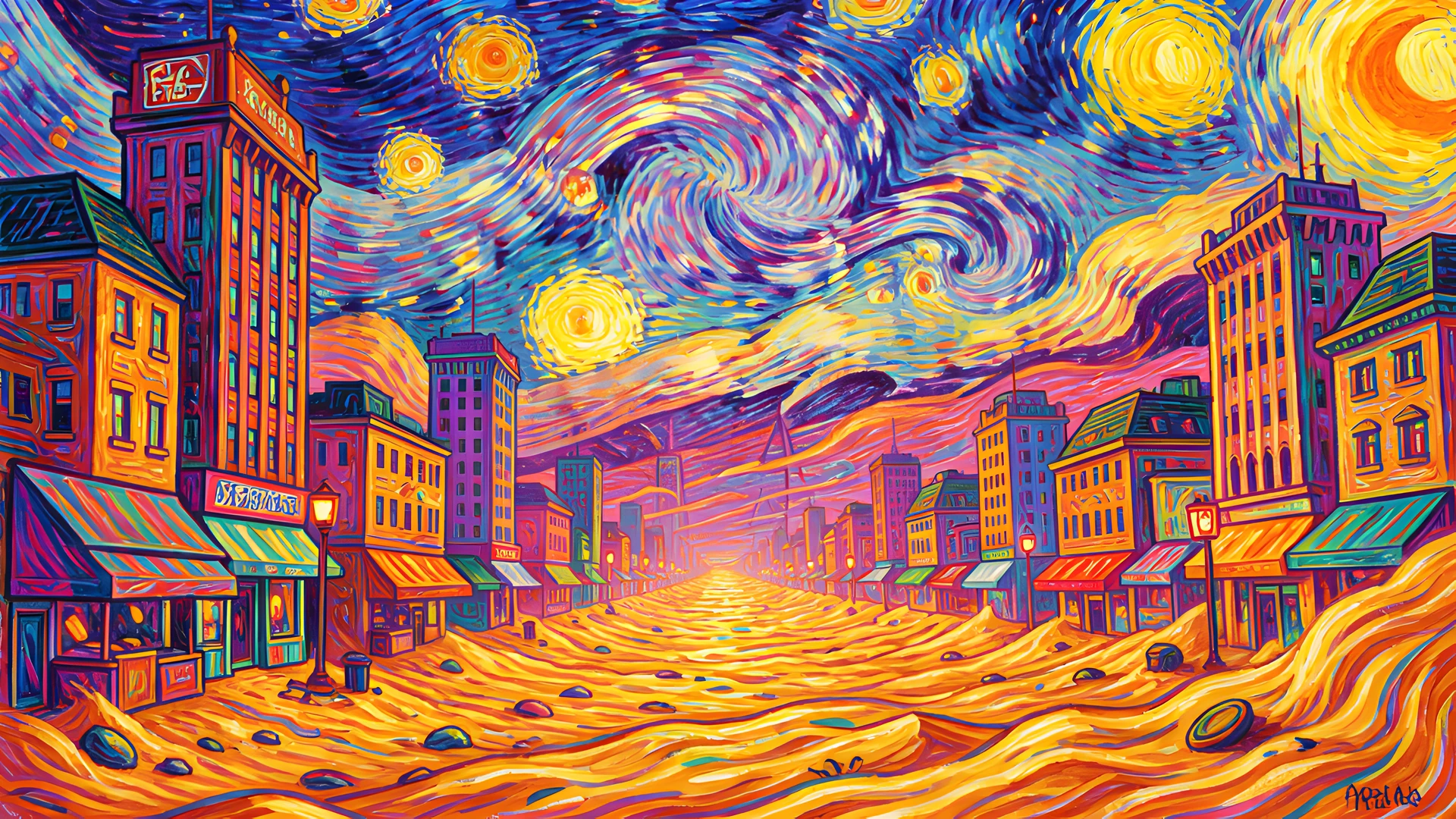 Vaporwave Sunset
