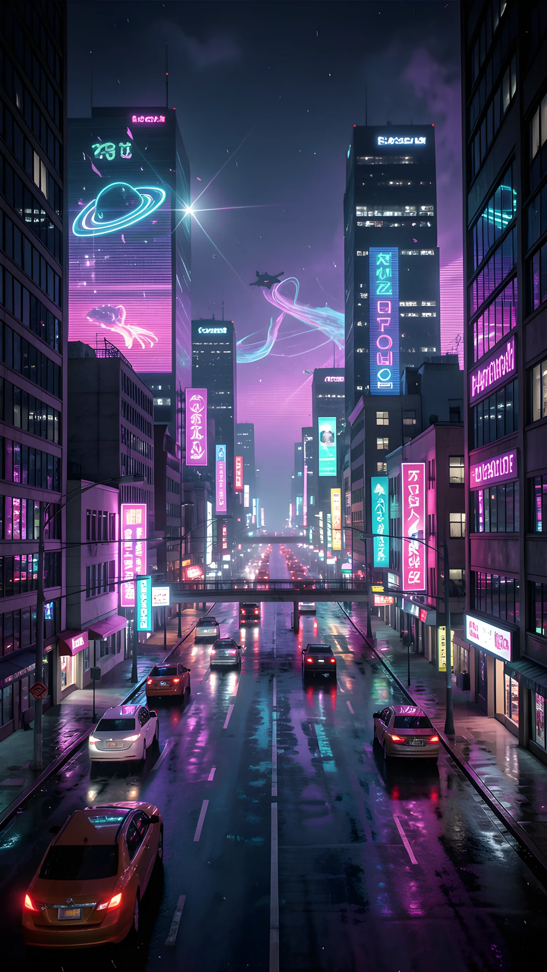 Neon Cityscape
