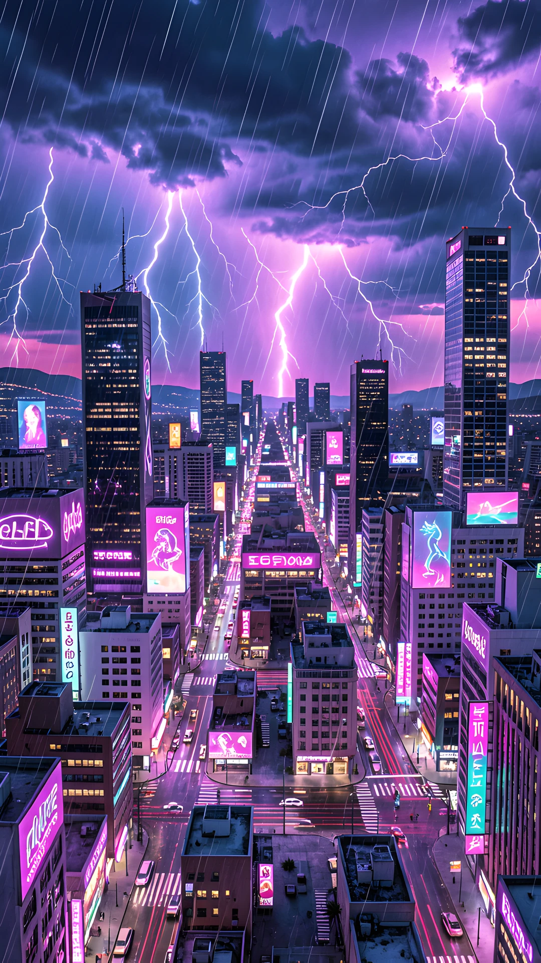 Vaporwave Skies