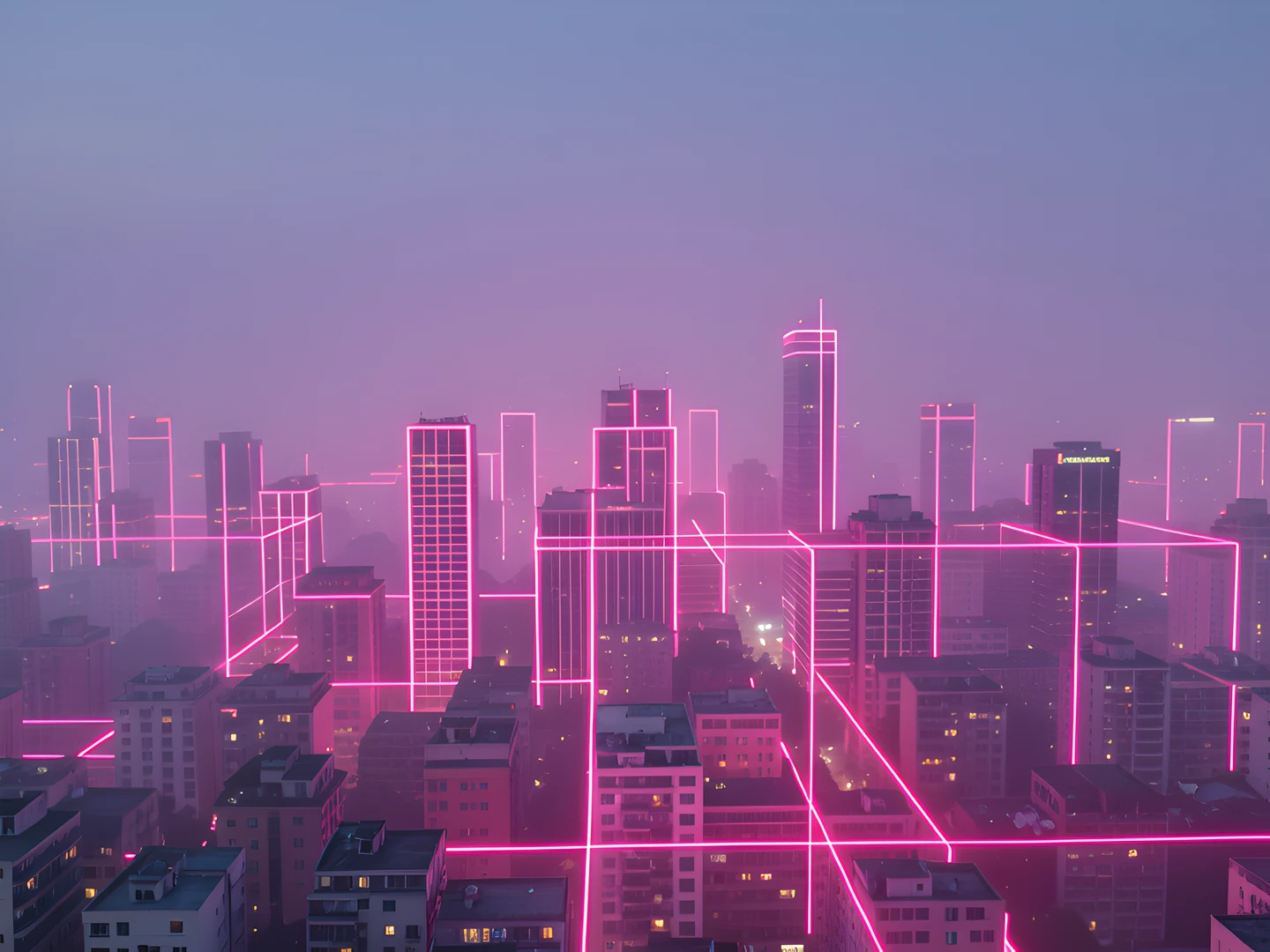 Neon Cityscape