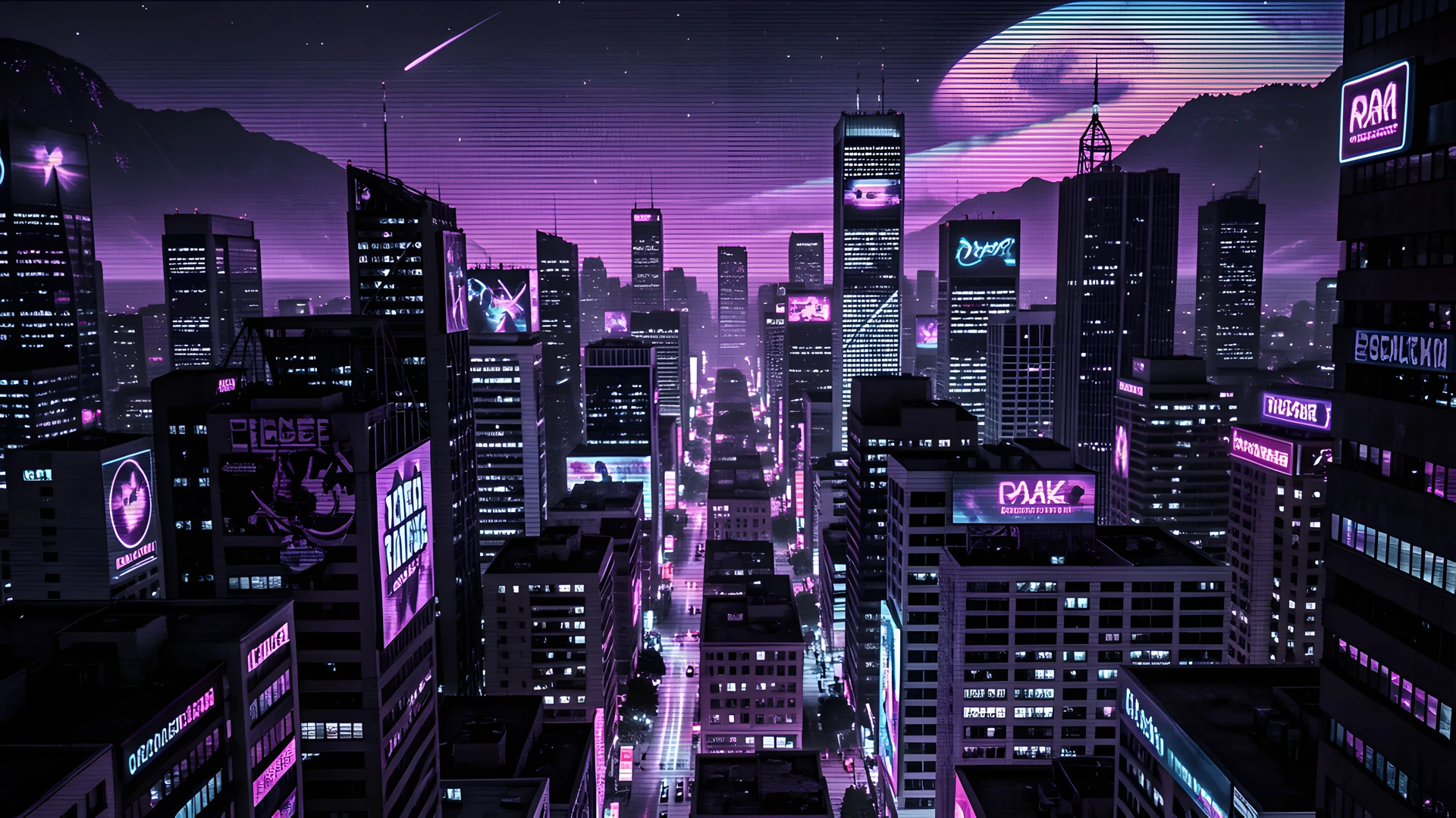Dark Neon City