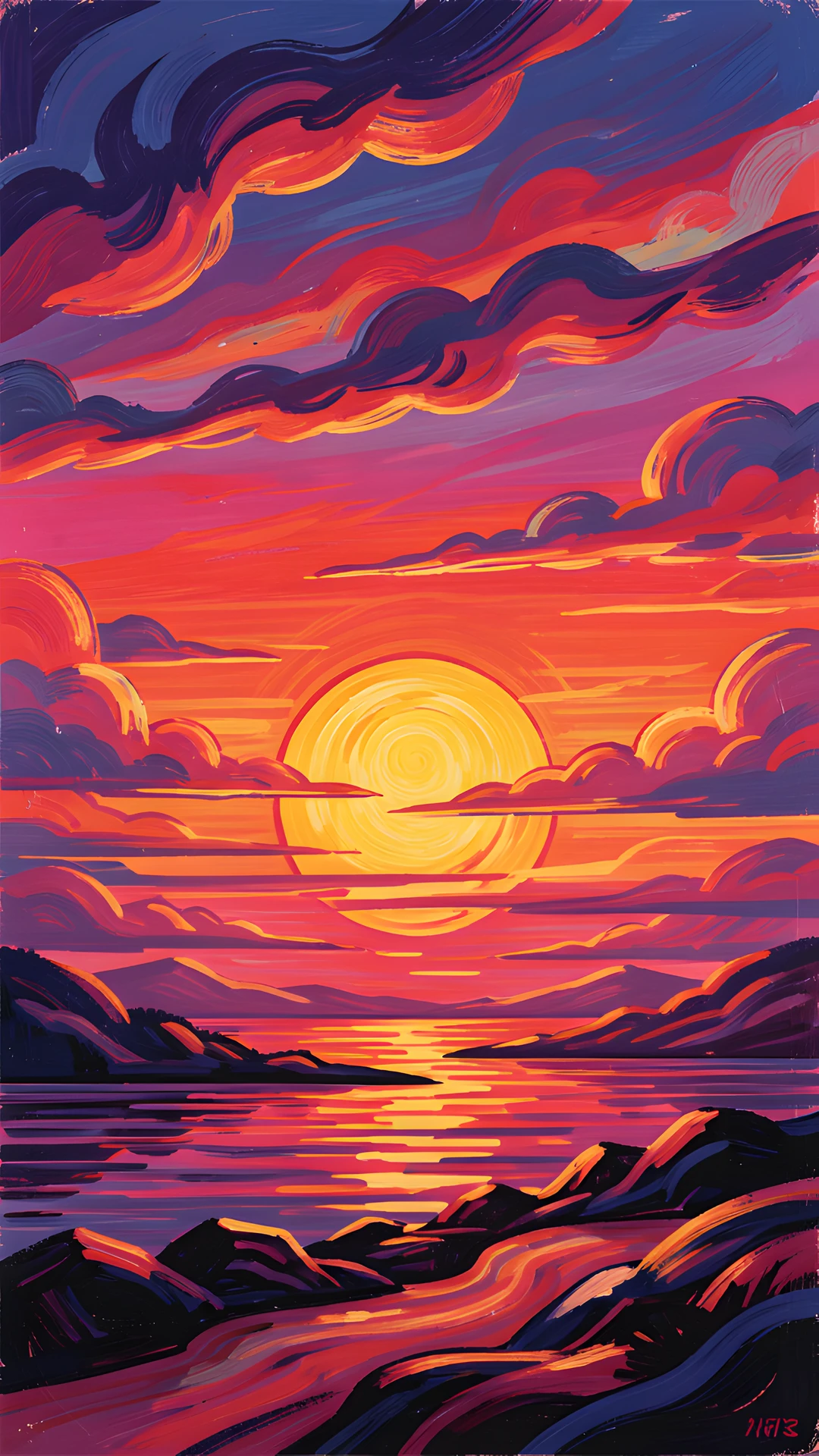 Synthwave Sunset