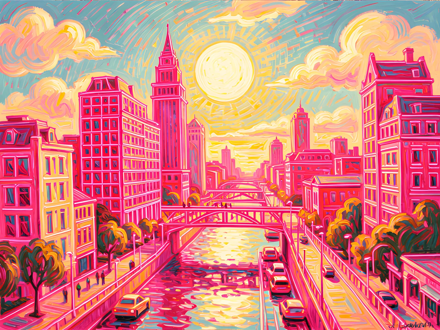 Neon Cityscape