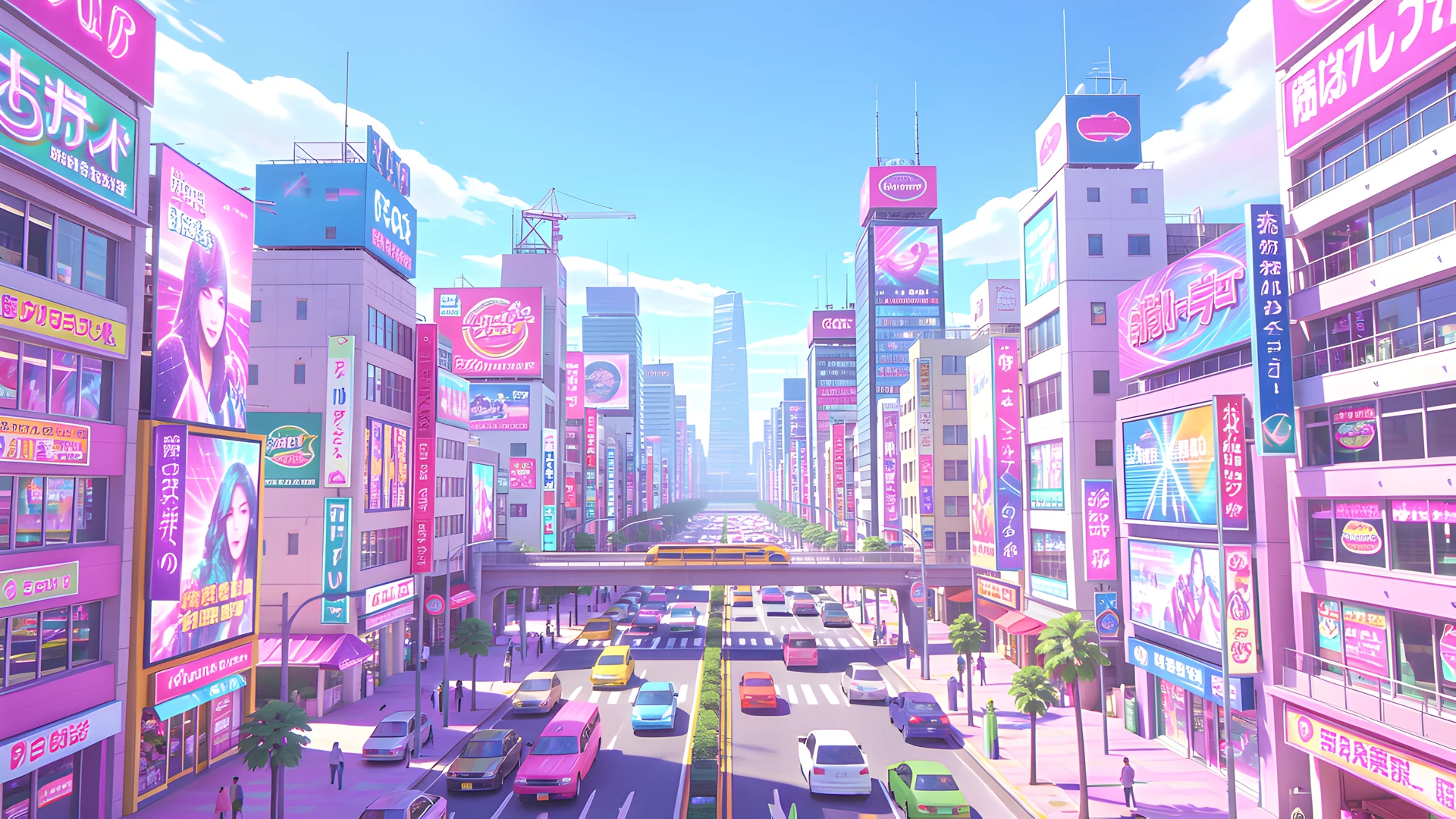 Retro Cityscape