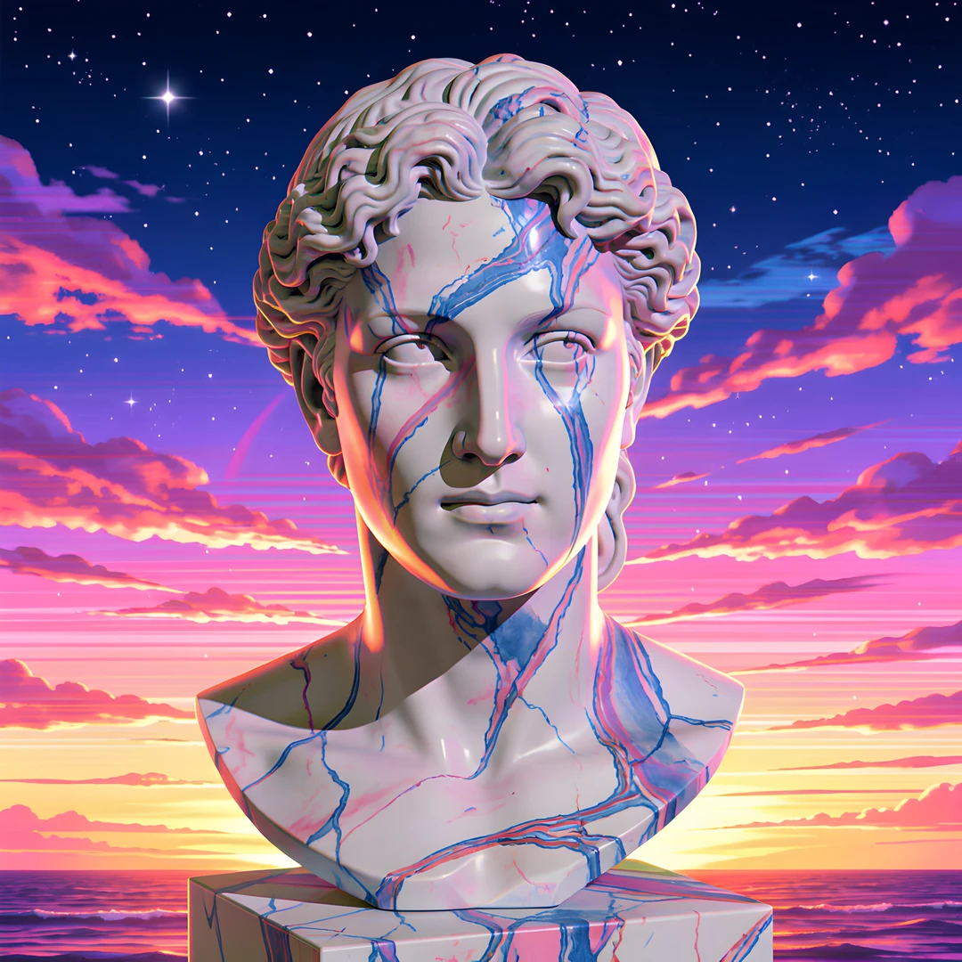 Vaporwave Sunset