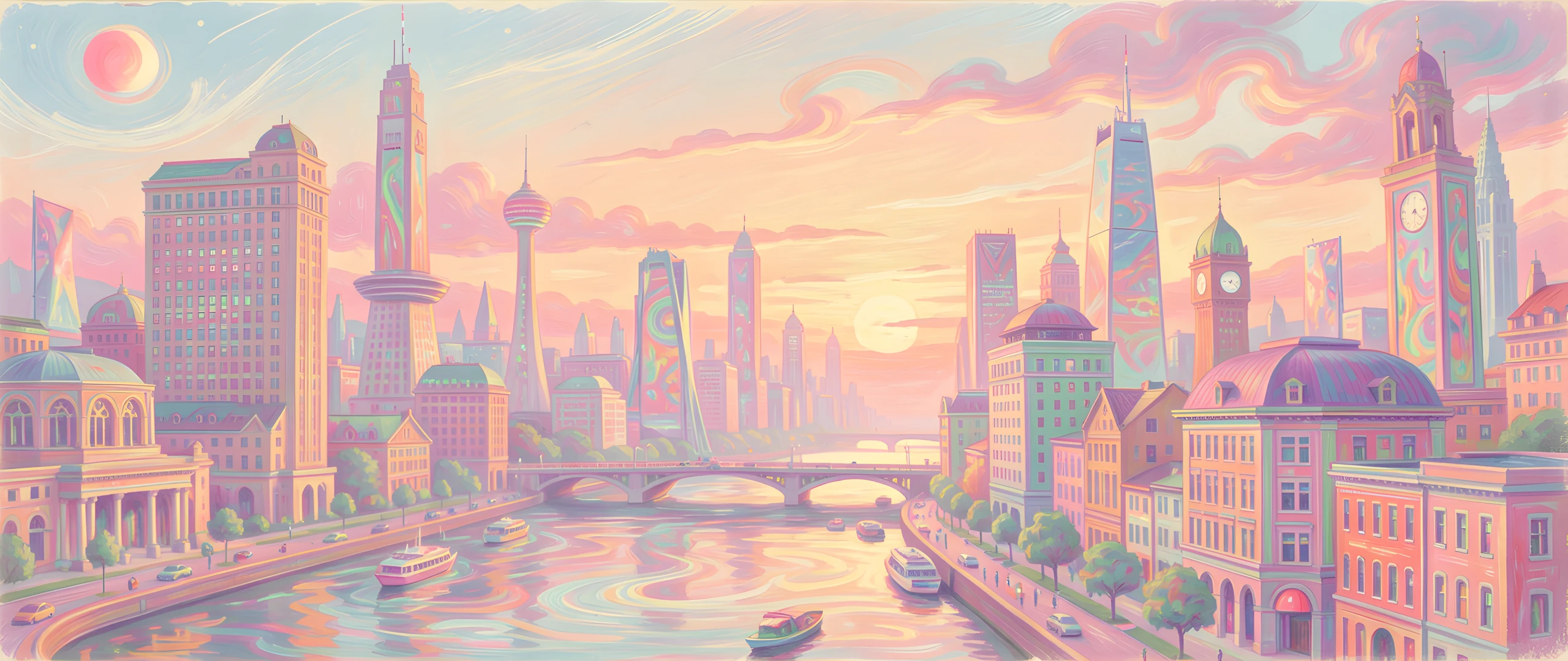 Soft Neon Haze