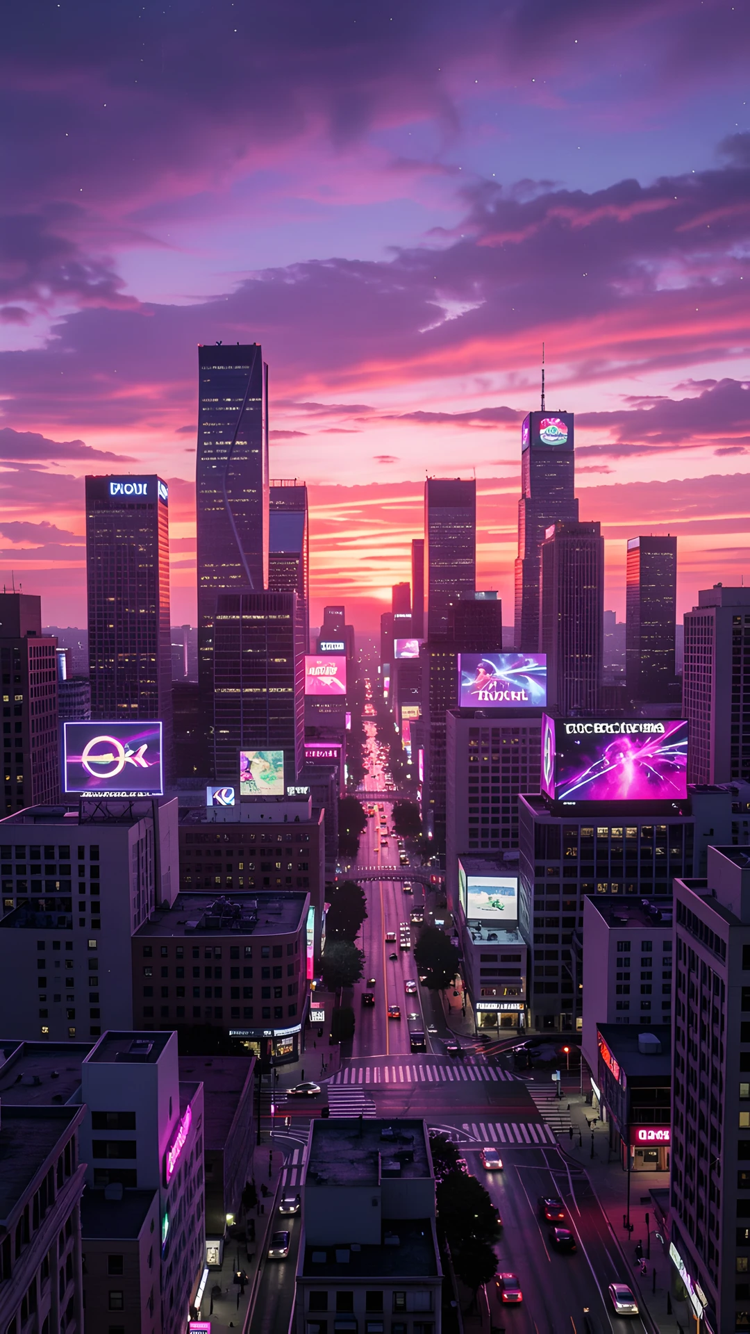 Retro Cityscape