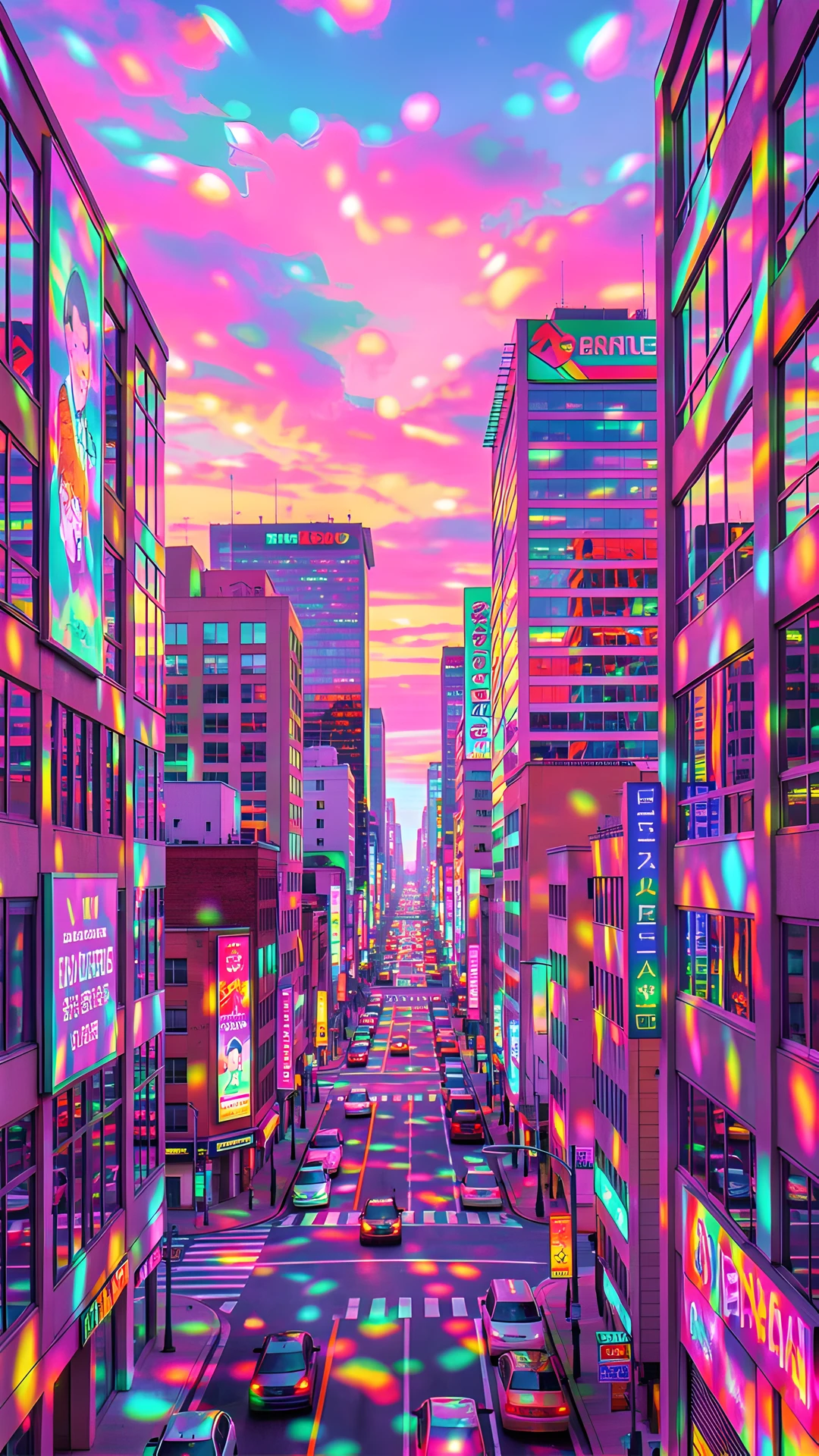 Retro Cityscape