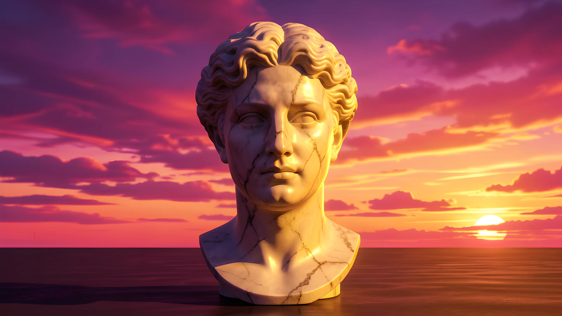 Vaporwave Sunset