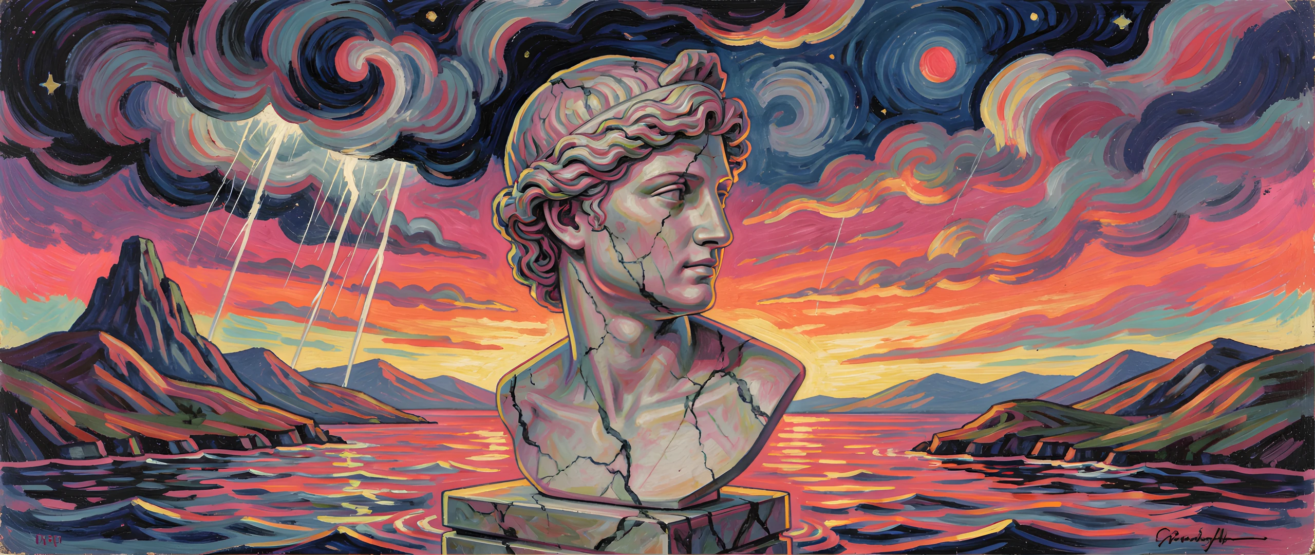 Vaporwave Sunset