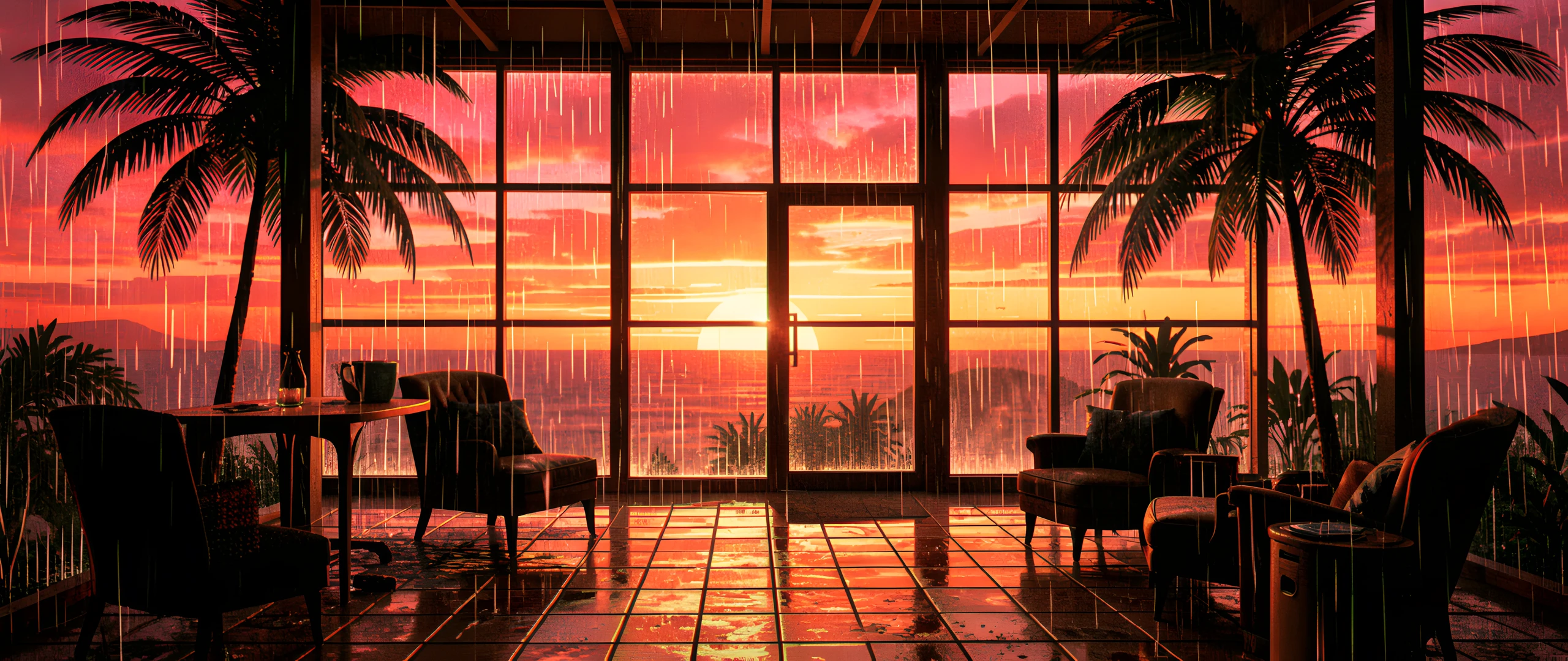 Hollywood Hills Sunset