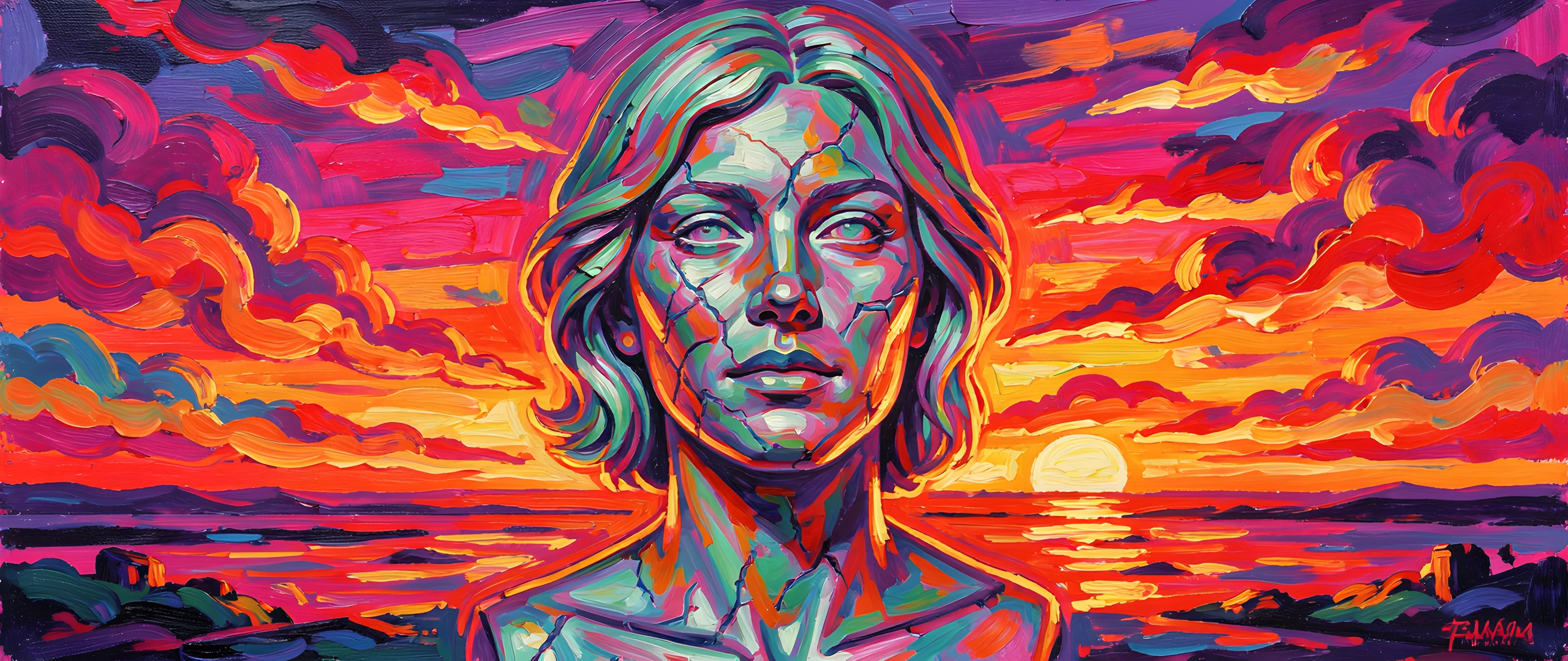 Impressionist Marble Bust