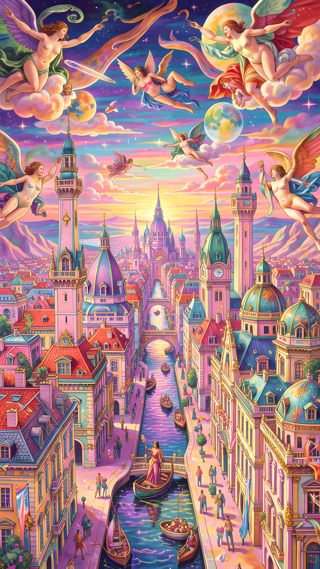 Neon Dreamscape Fractured