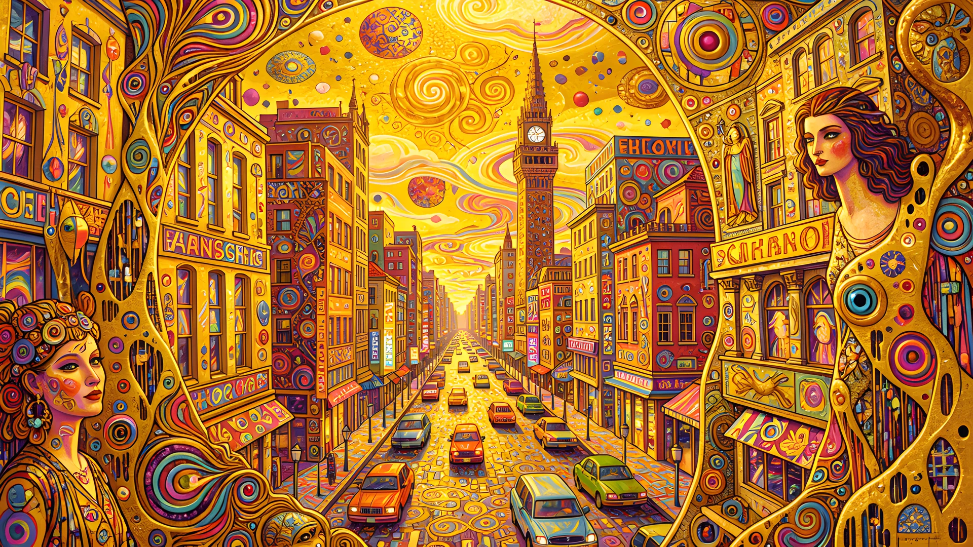 Golden Vienna Streets