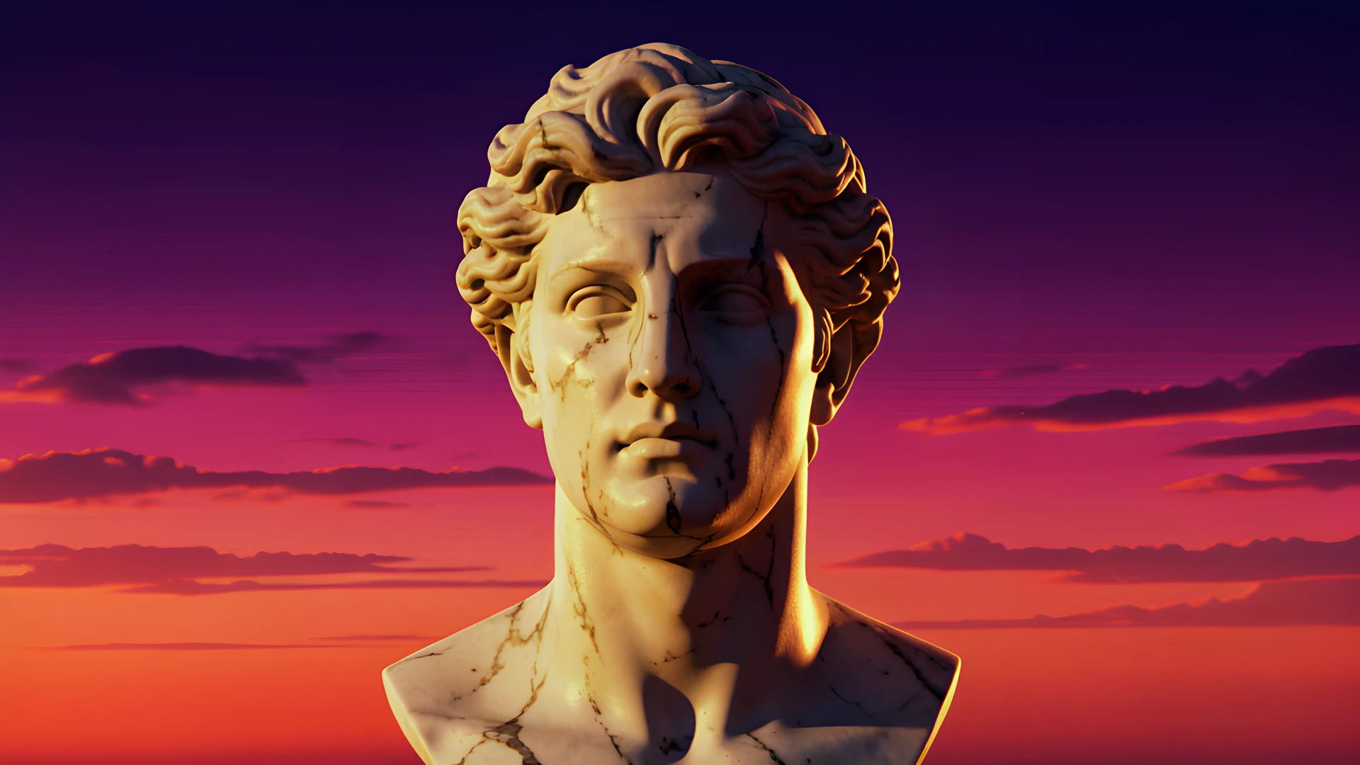 Vaporwave Sunset