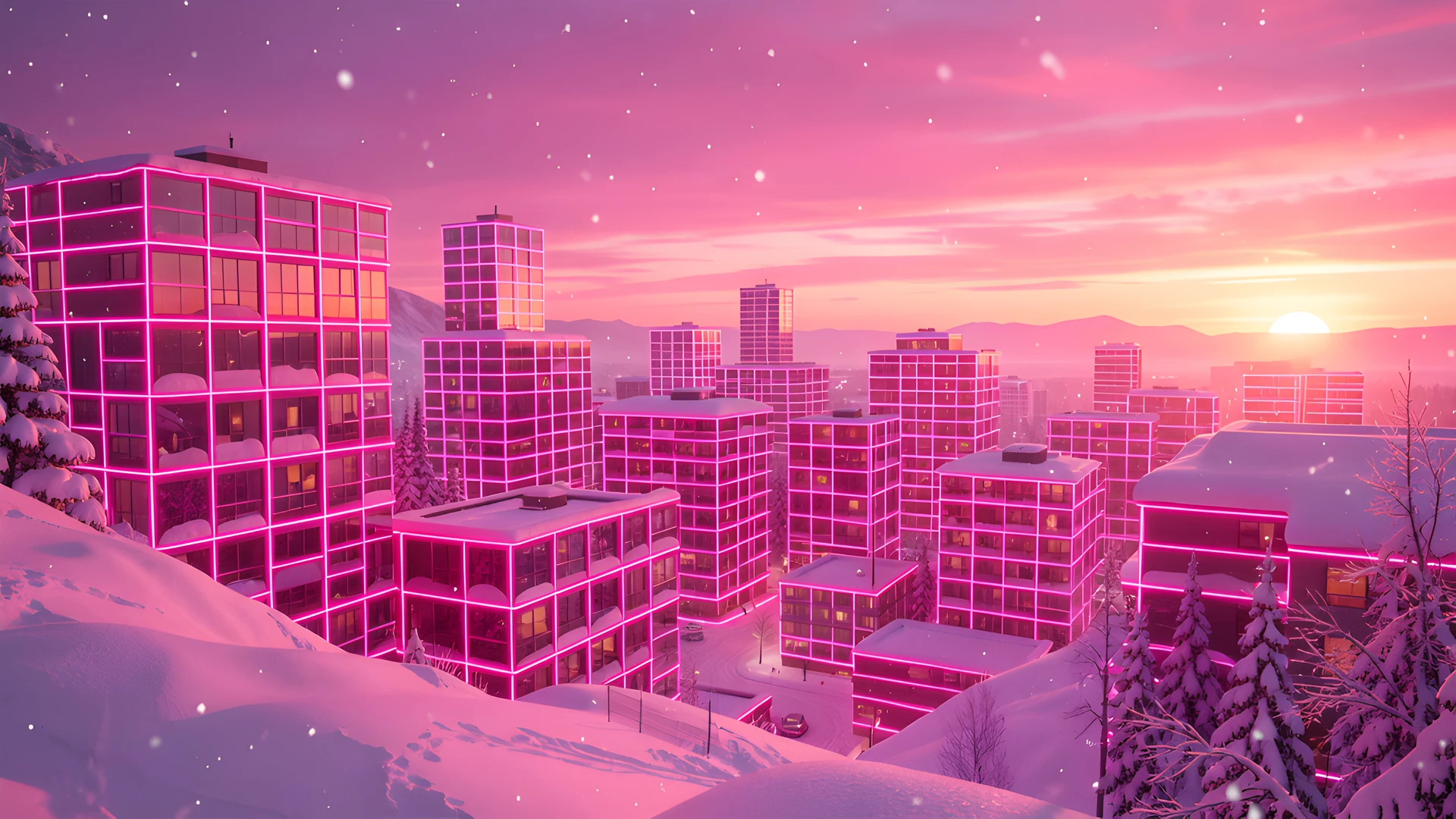 Neon Cityscape