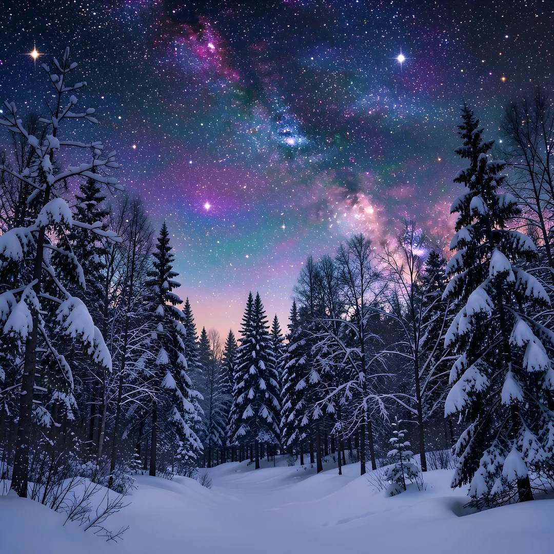 Frozen Starlight Sky