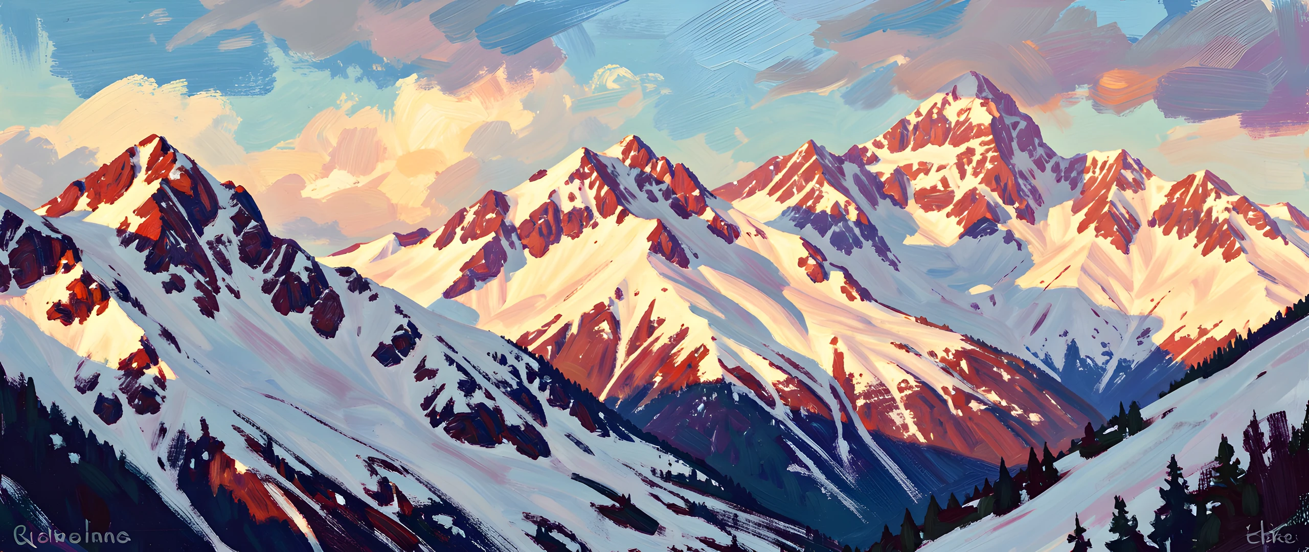 Alpine Morning Glow