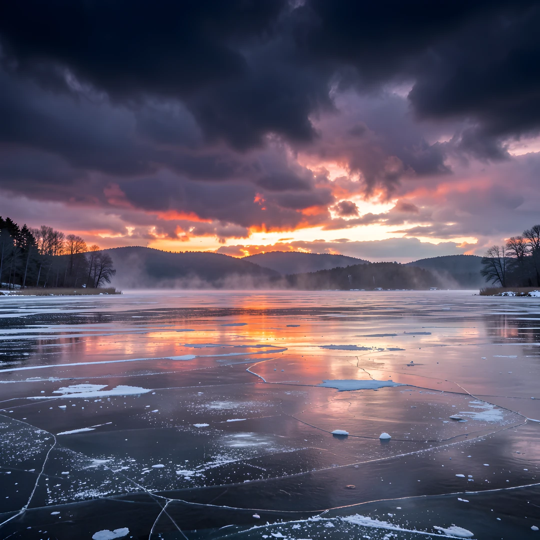 Frozen Winter Storm